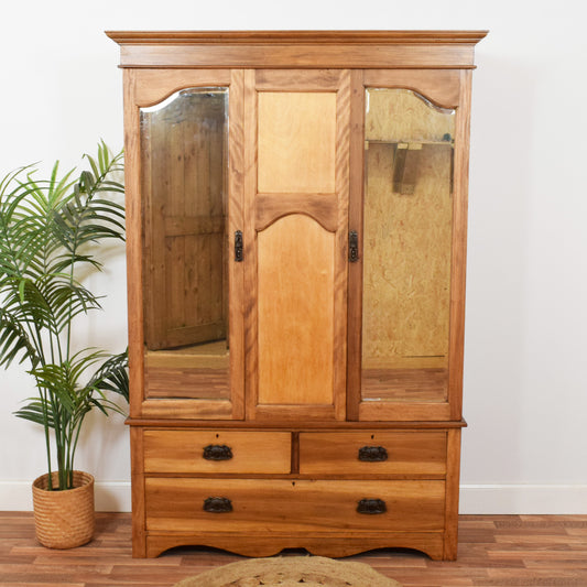 Mirrored Mahogany Hallrobe