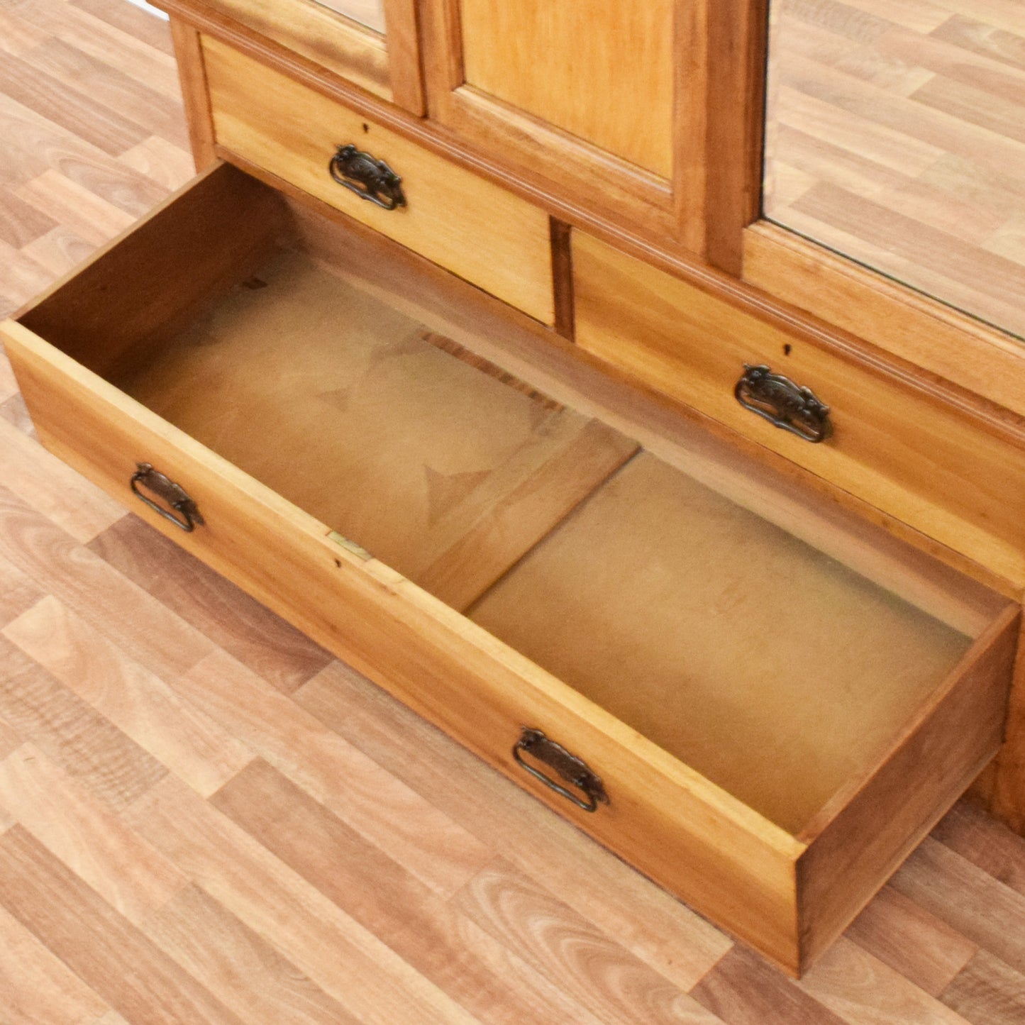 Mirrored Mahogany Hallrobe
