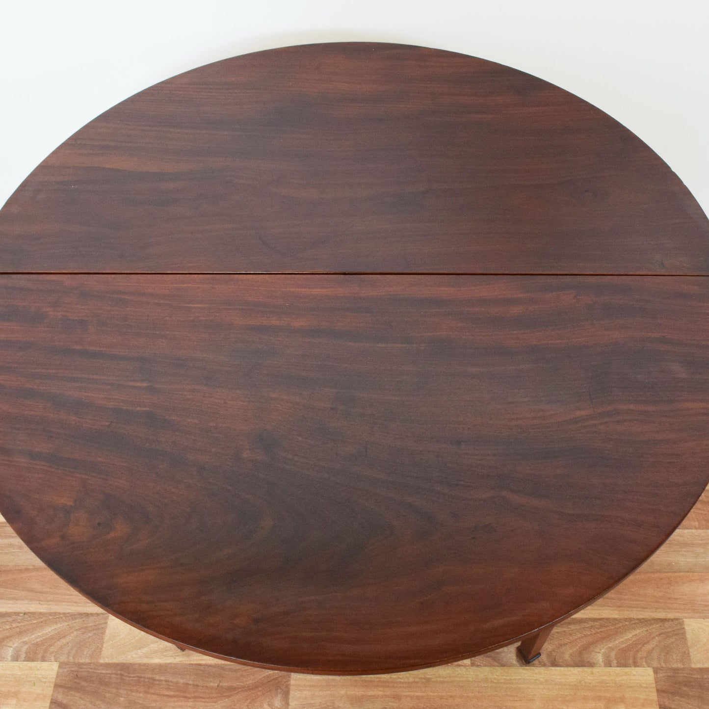 Folding Mahogany Console Table