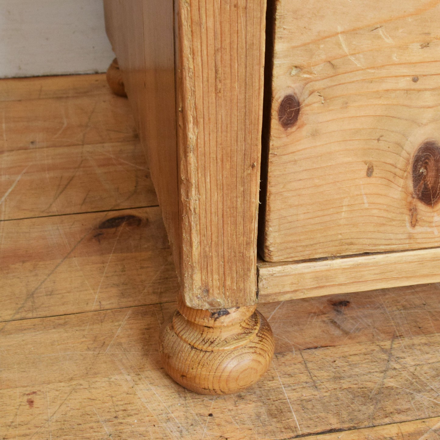 Rustic Pine Chest of Drawers