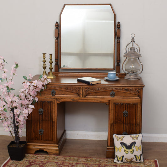 Restored Oak Dressing Table