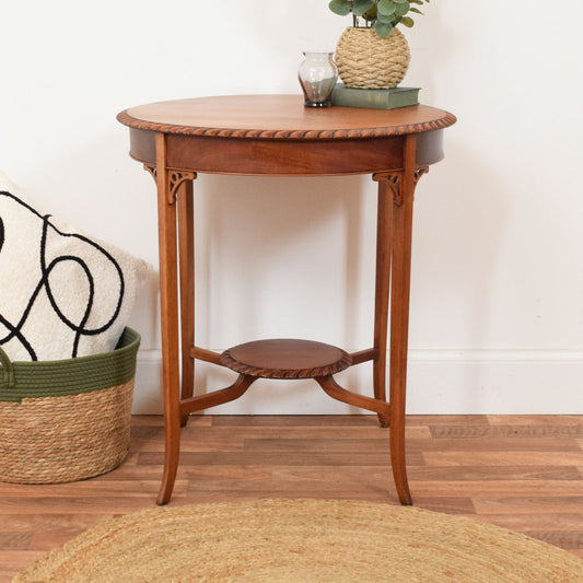 Restored Mahogany Side Table