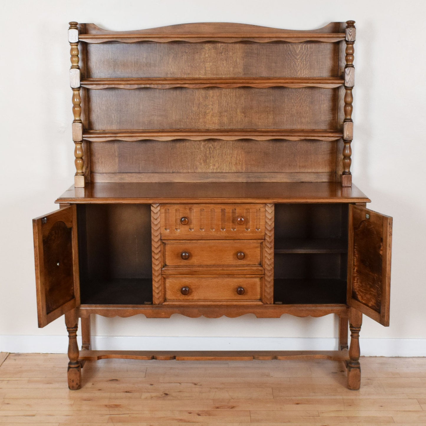 Carved Oak Dresser