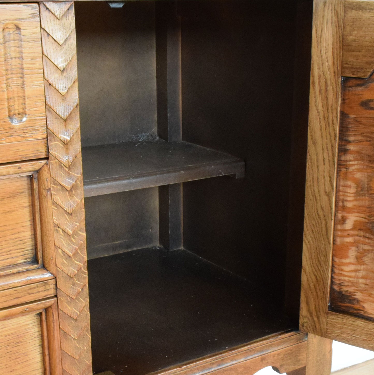 Carved Oak Dresser