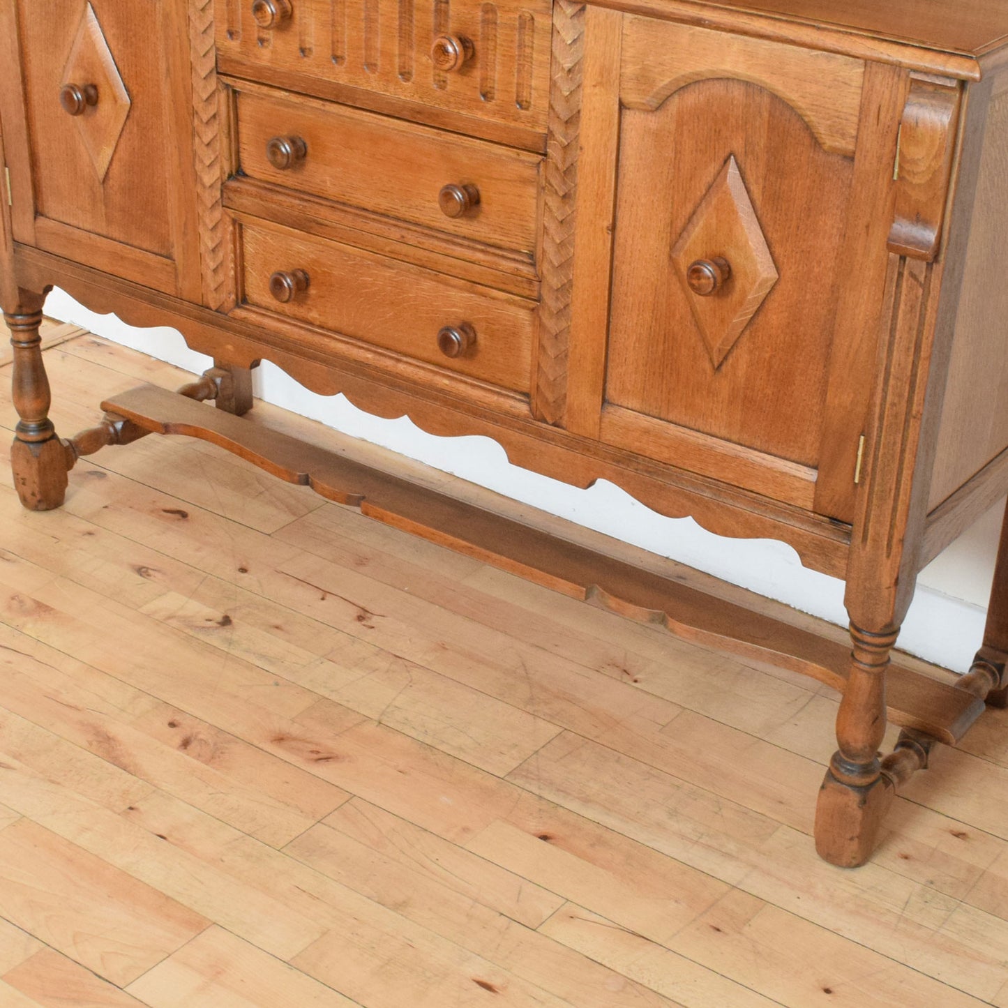 Carved Oak Dresser