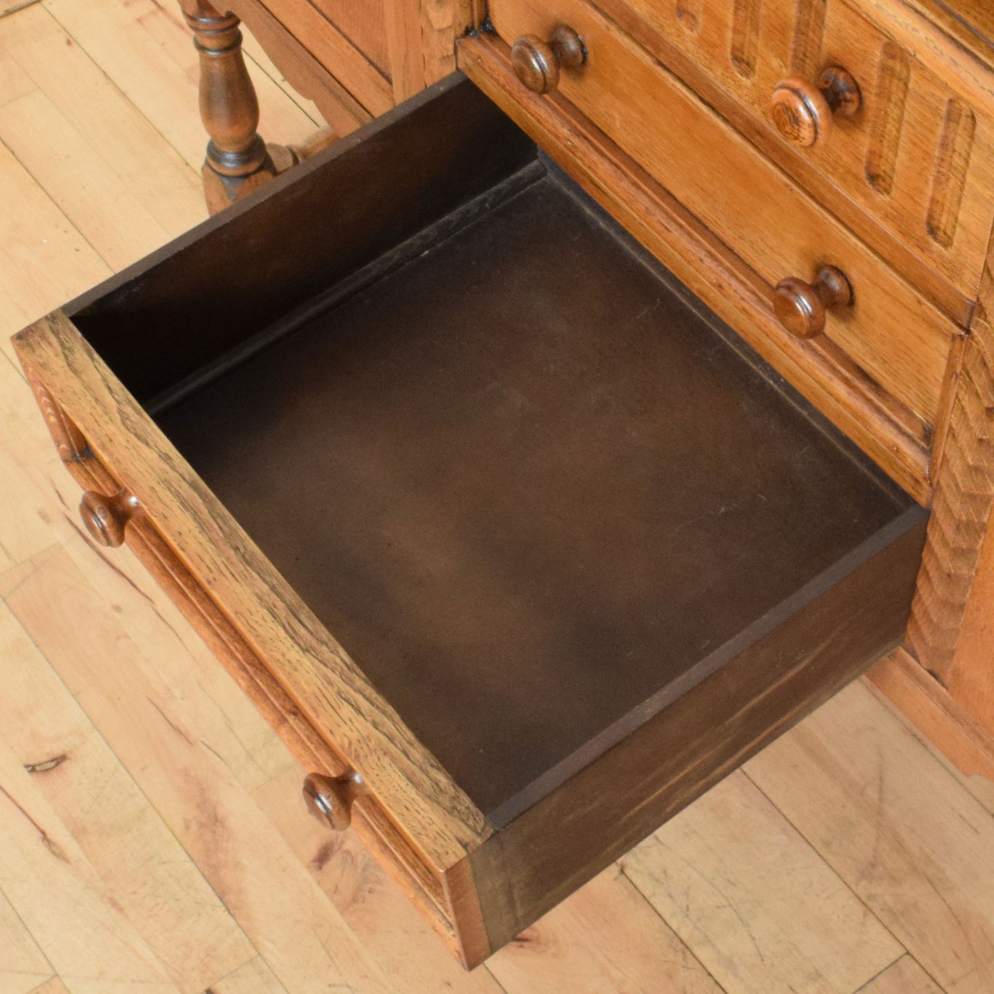 Carved Oak Dresser