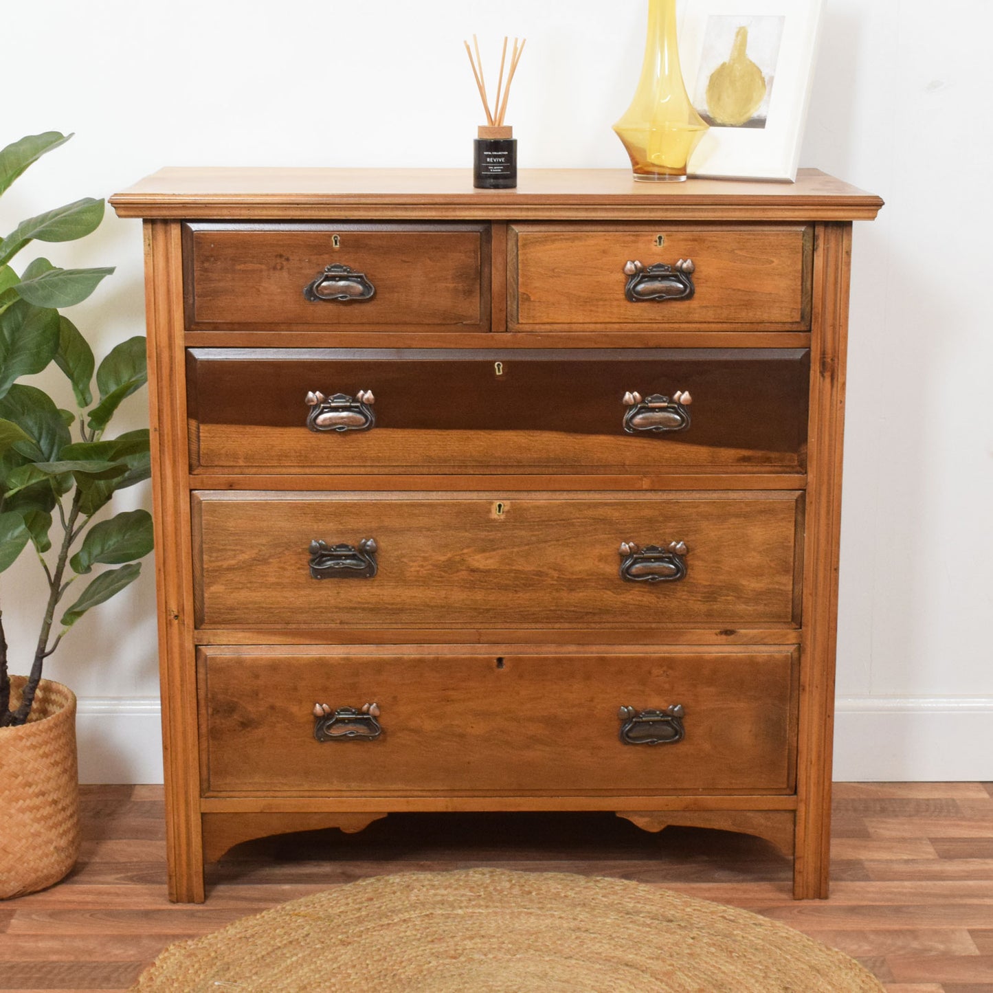 Rustic Mahogany Chest of Drawers