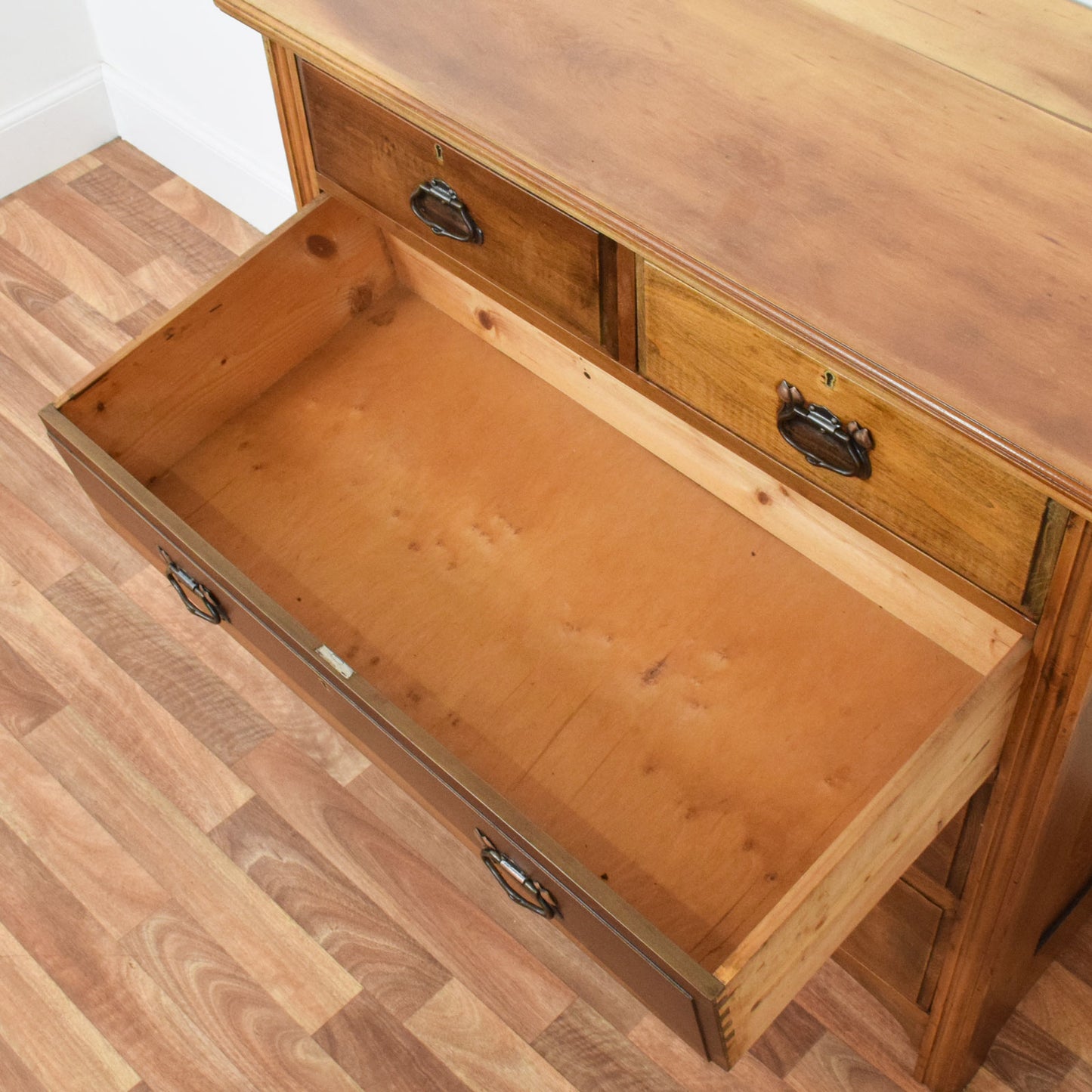 Rustic Mahogany Chest of Drawers
