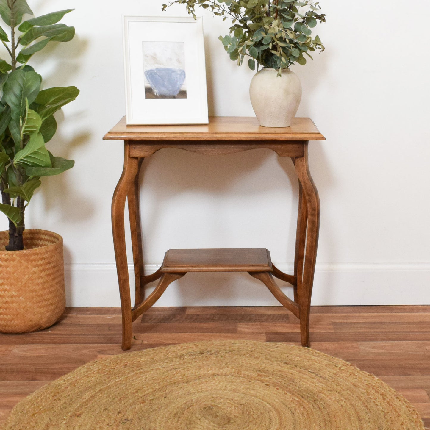 Restored Mahogany Side Table