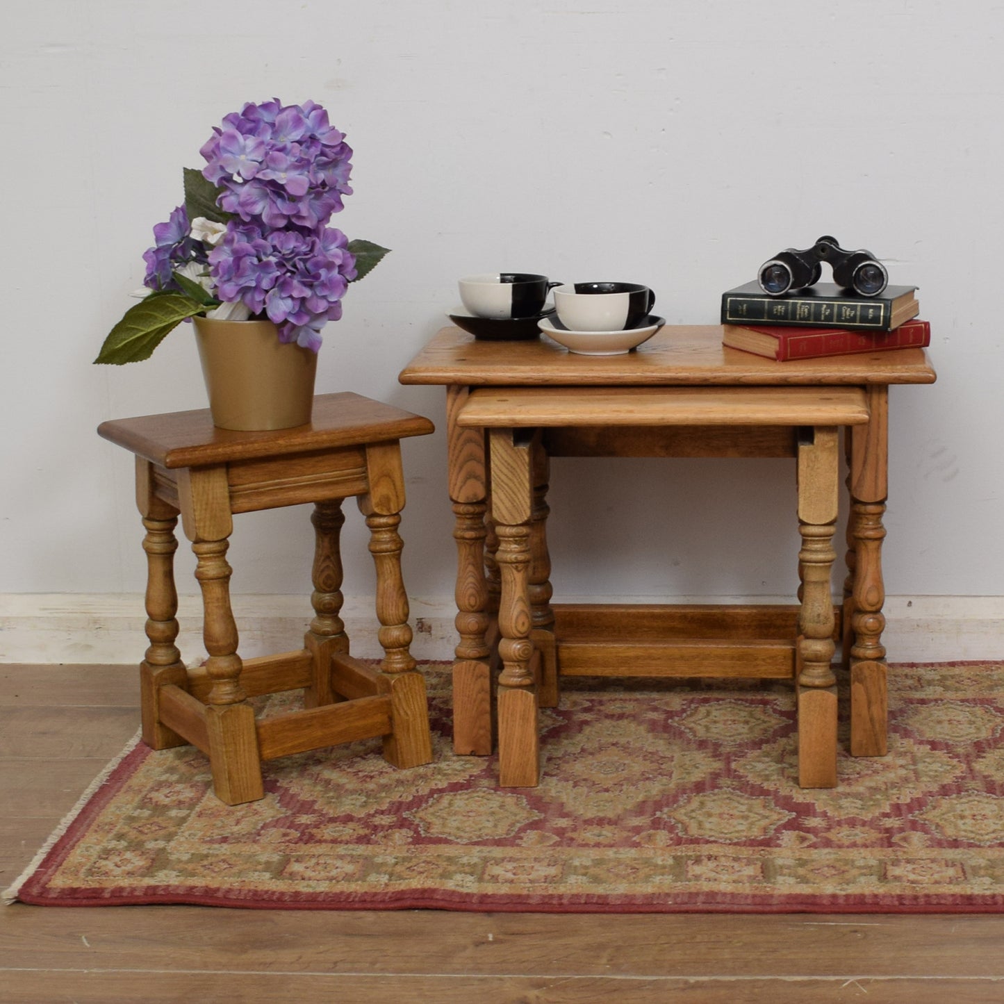 Oak Nest of Tables