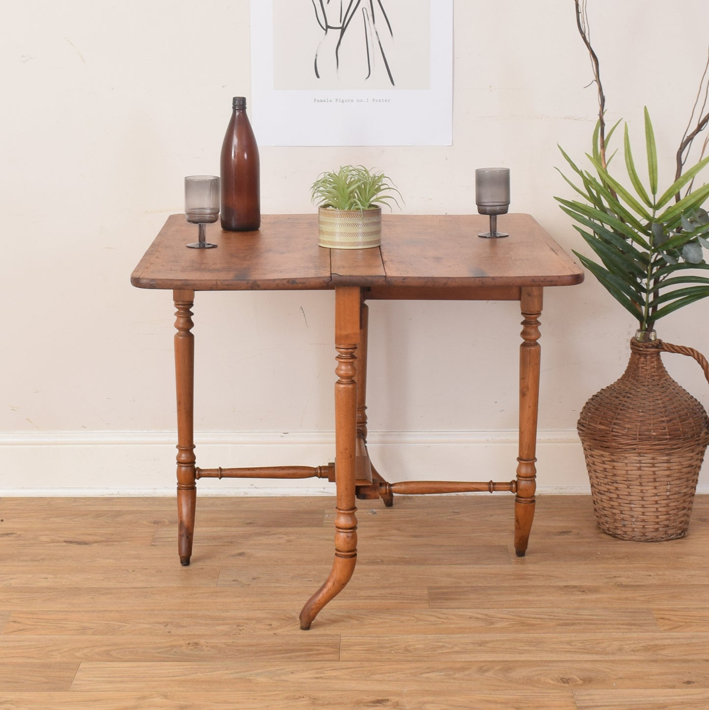 Mahogany Drop Leaf Table