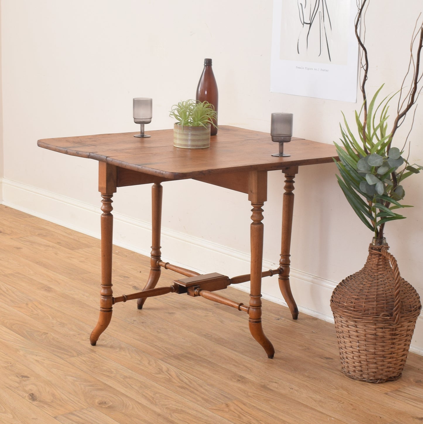 Mahogany Drop Leaf Table
