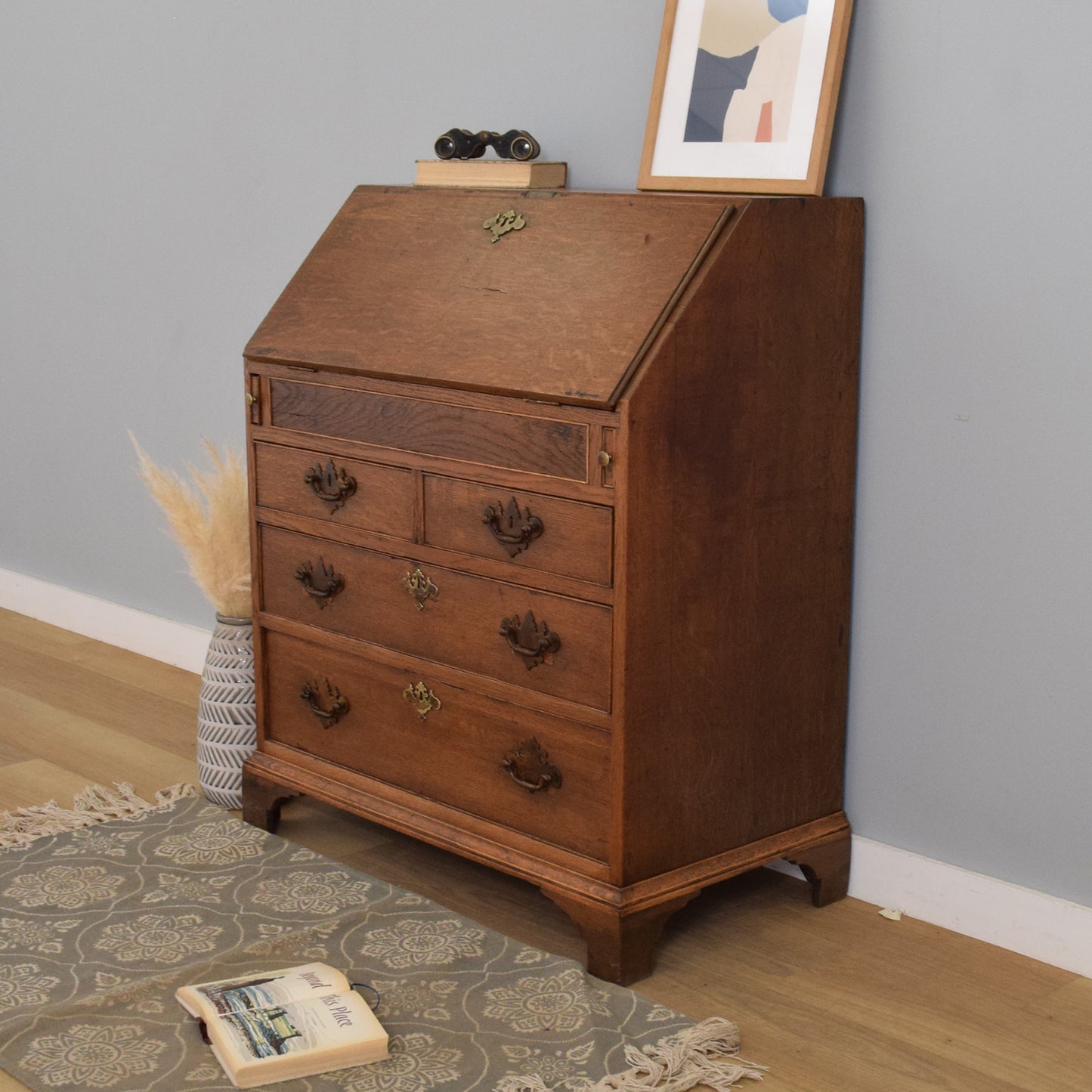 Restored Georgian Oak Bureau