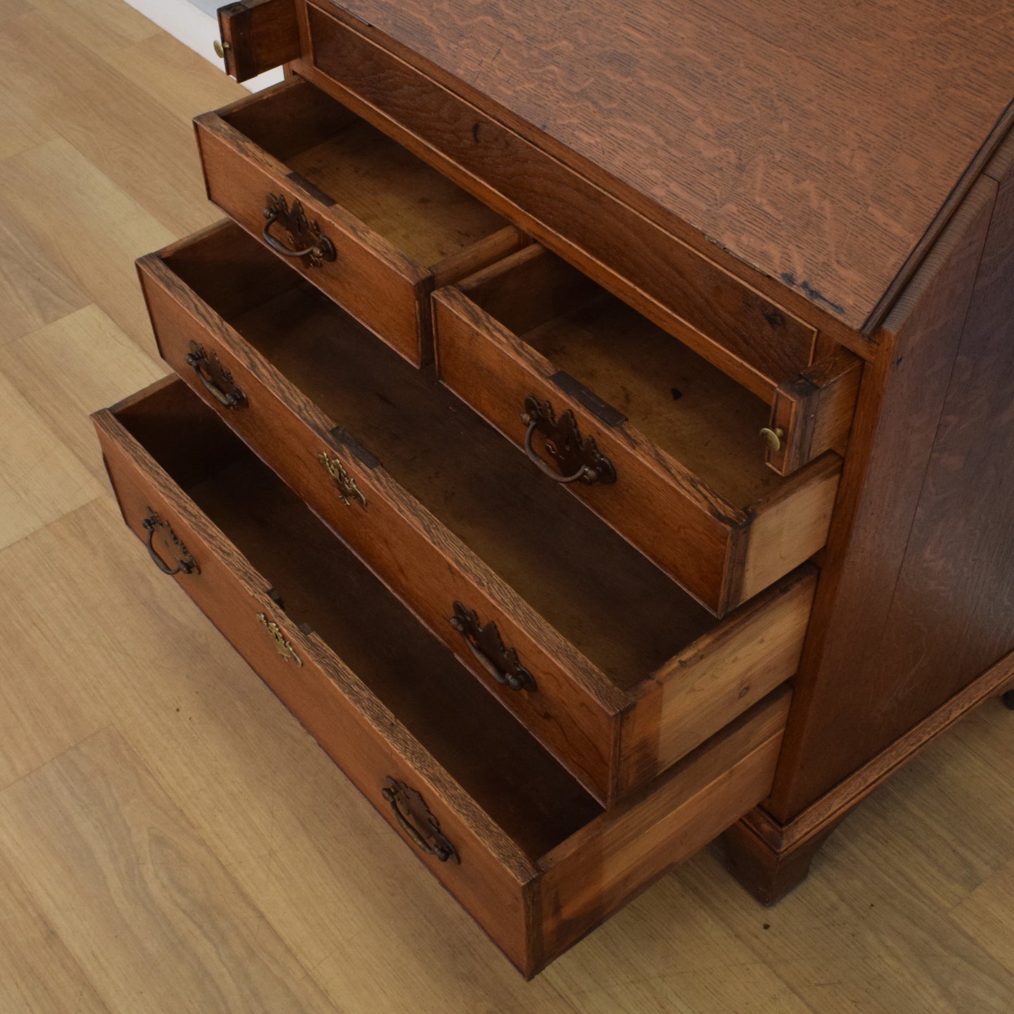 Restored Georgian Oak Bureau