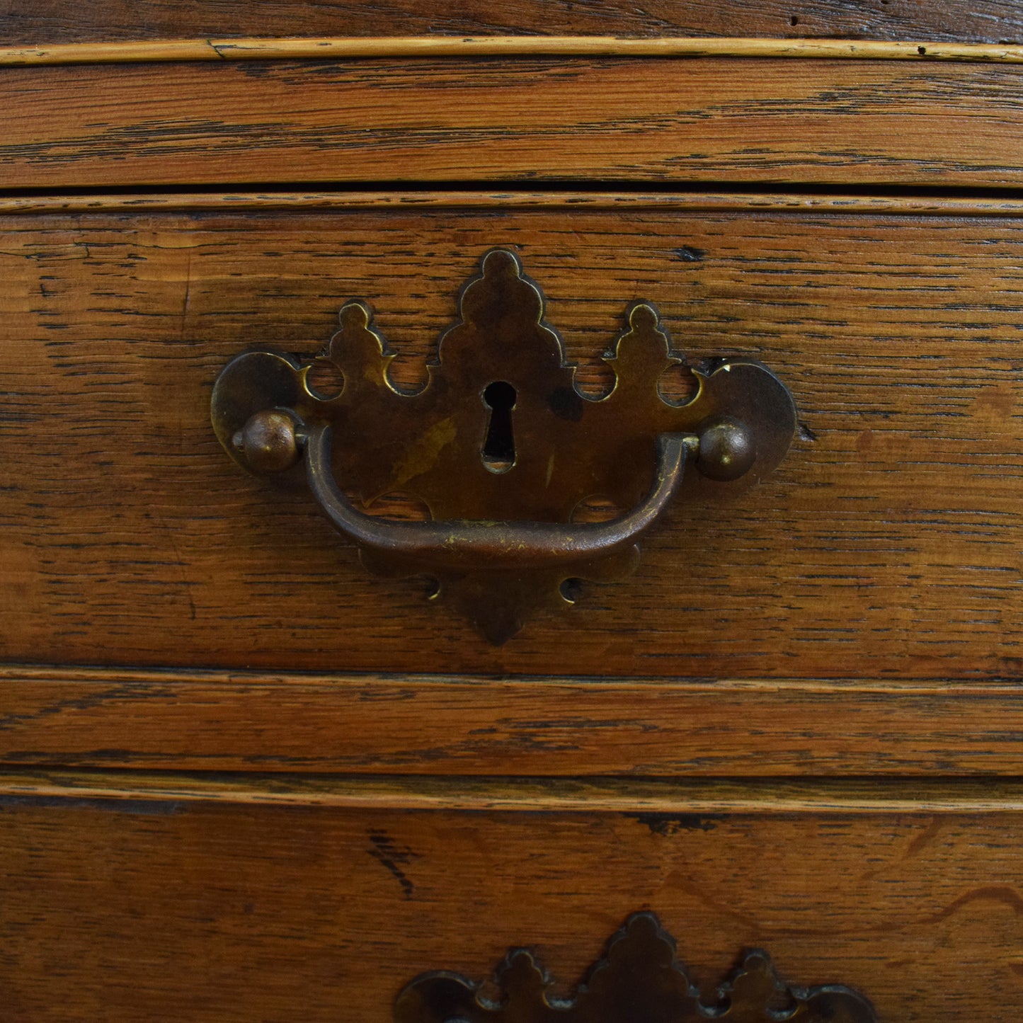 Restored Georgian Oak Bureau