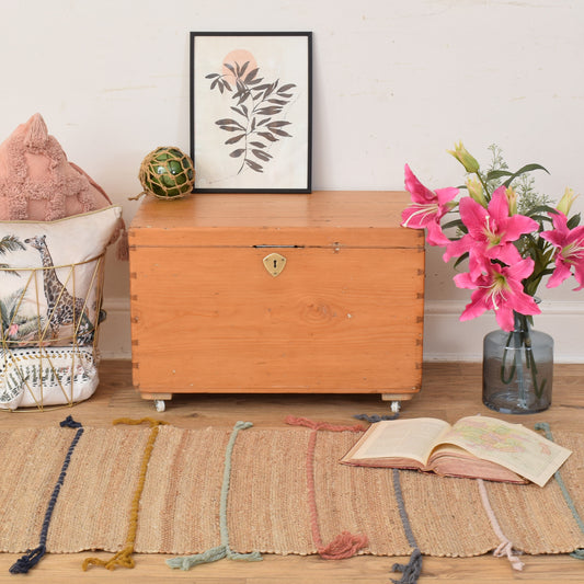 Small Antique Pine Chest