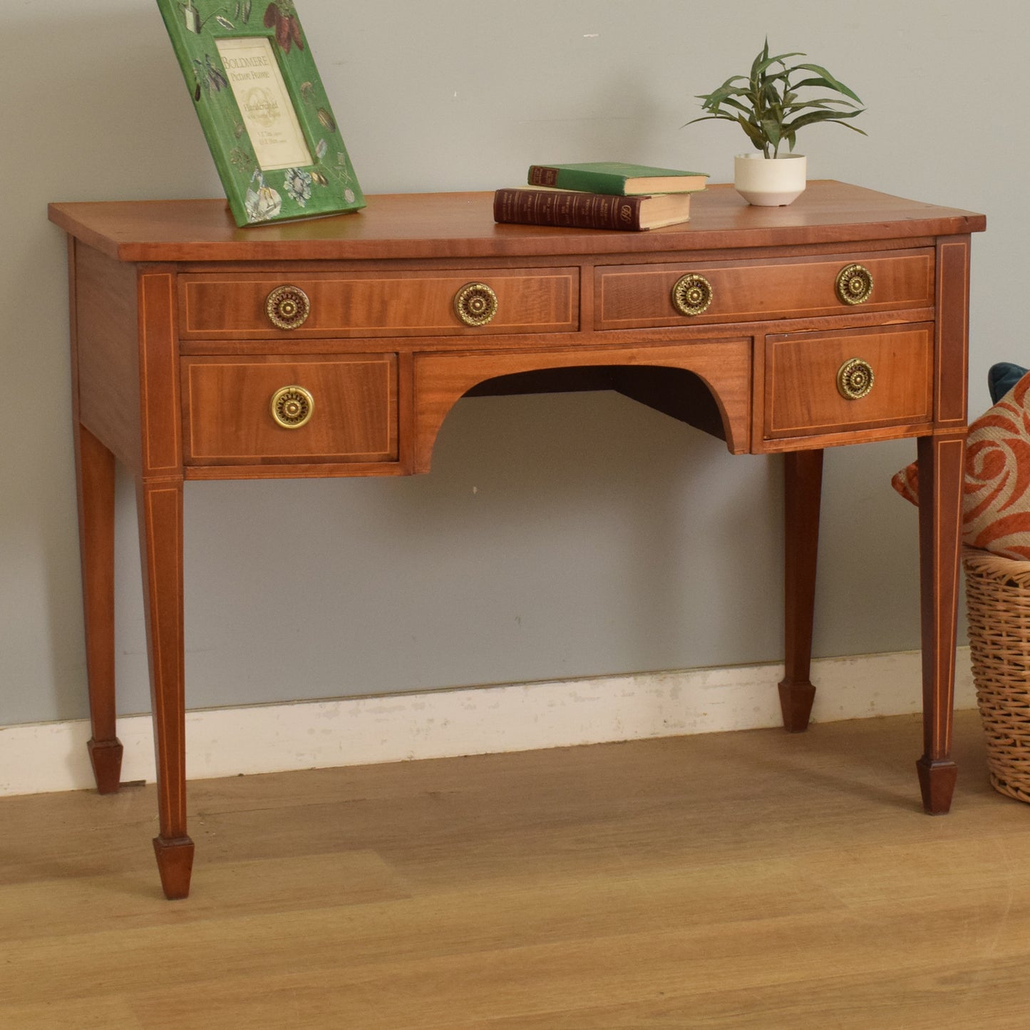 Refinished Mahogany Desk