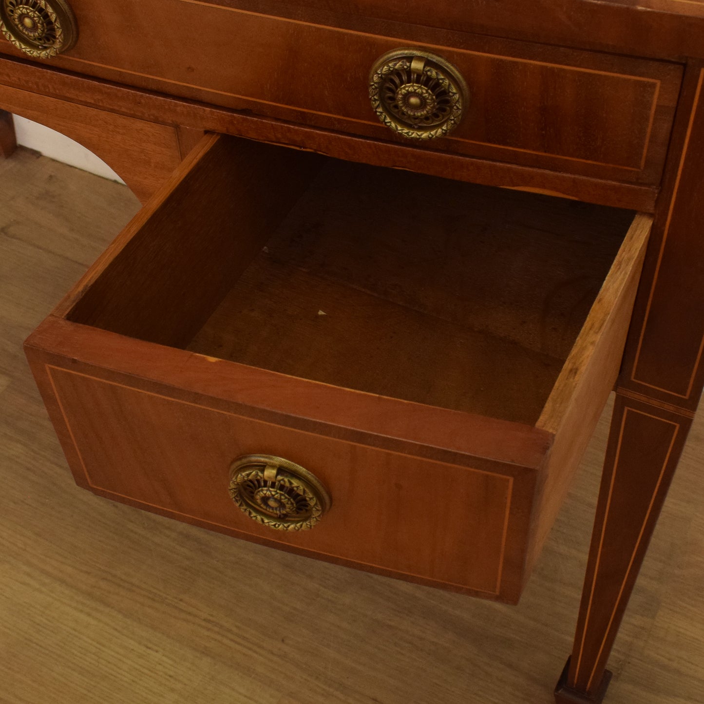 Refinished Mahogany Desk