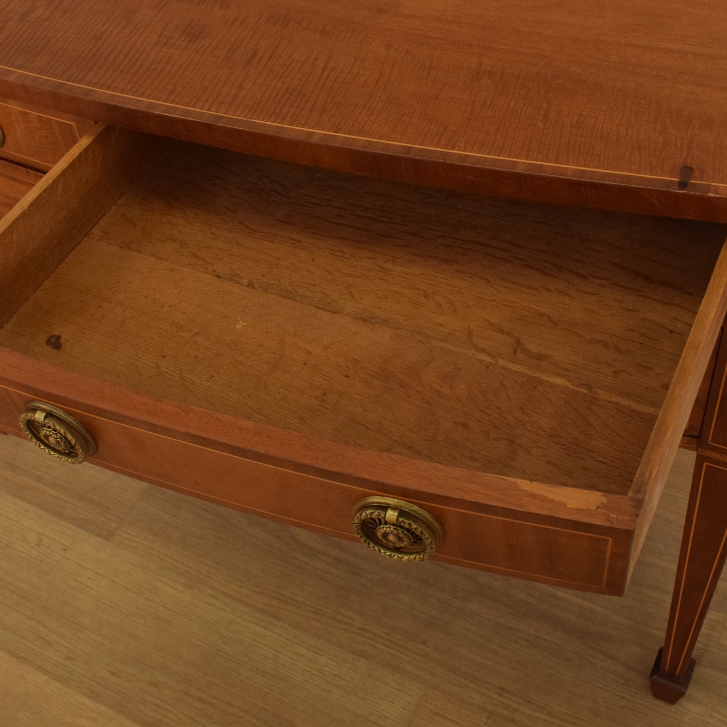 Refinished Mahogany Desk