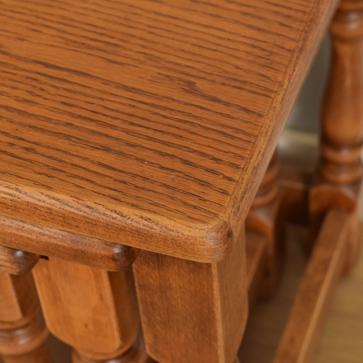 Restored Oak Nest of Tables