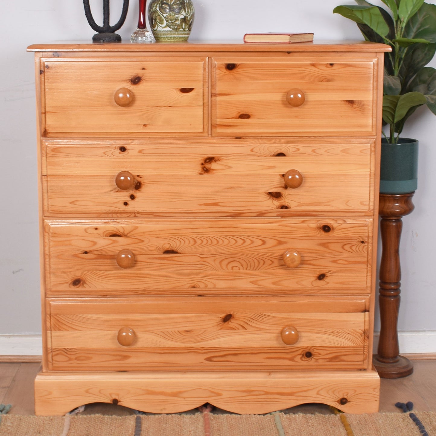 Solid Pine Chest of Drawers