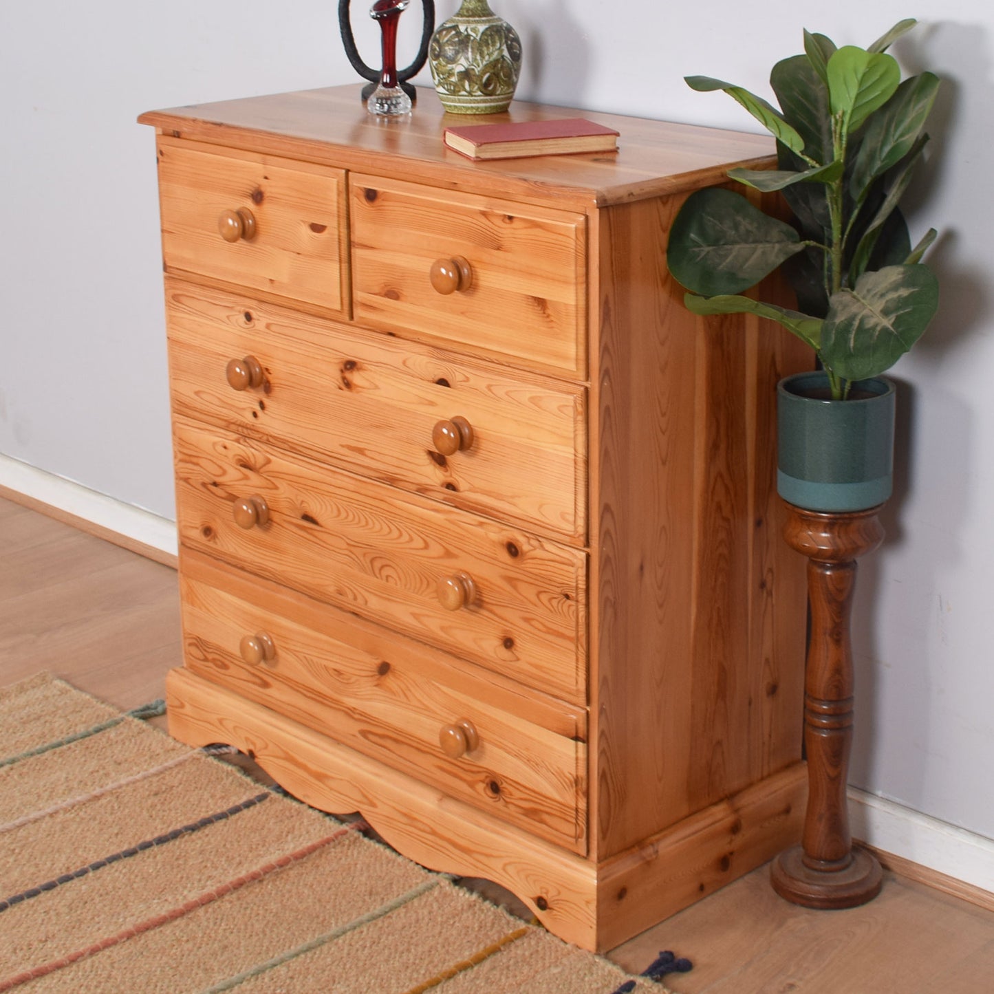 Solid Pine Chest of Drawers