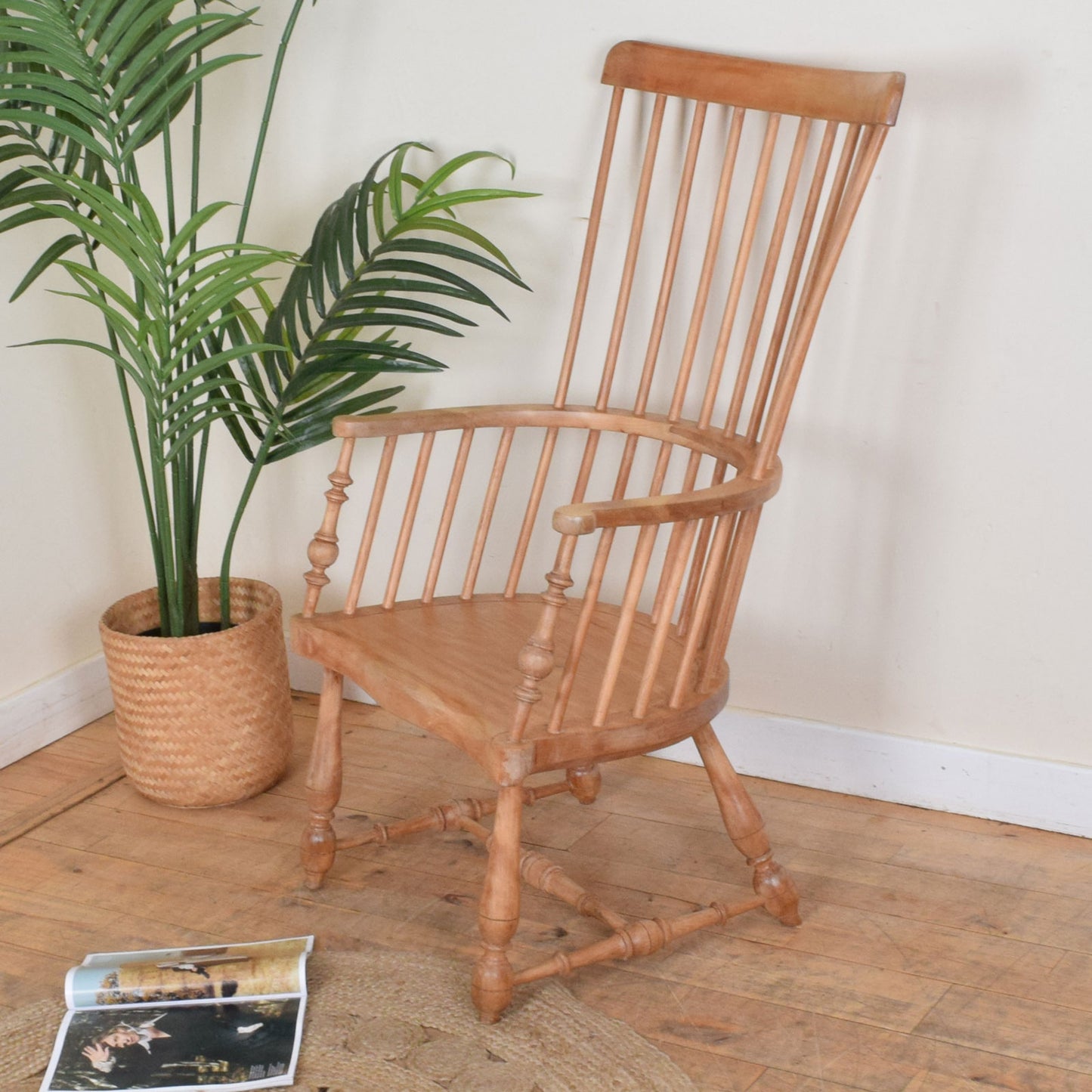 Restored Low Armchair