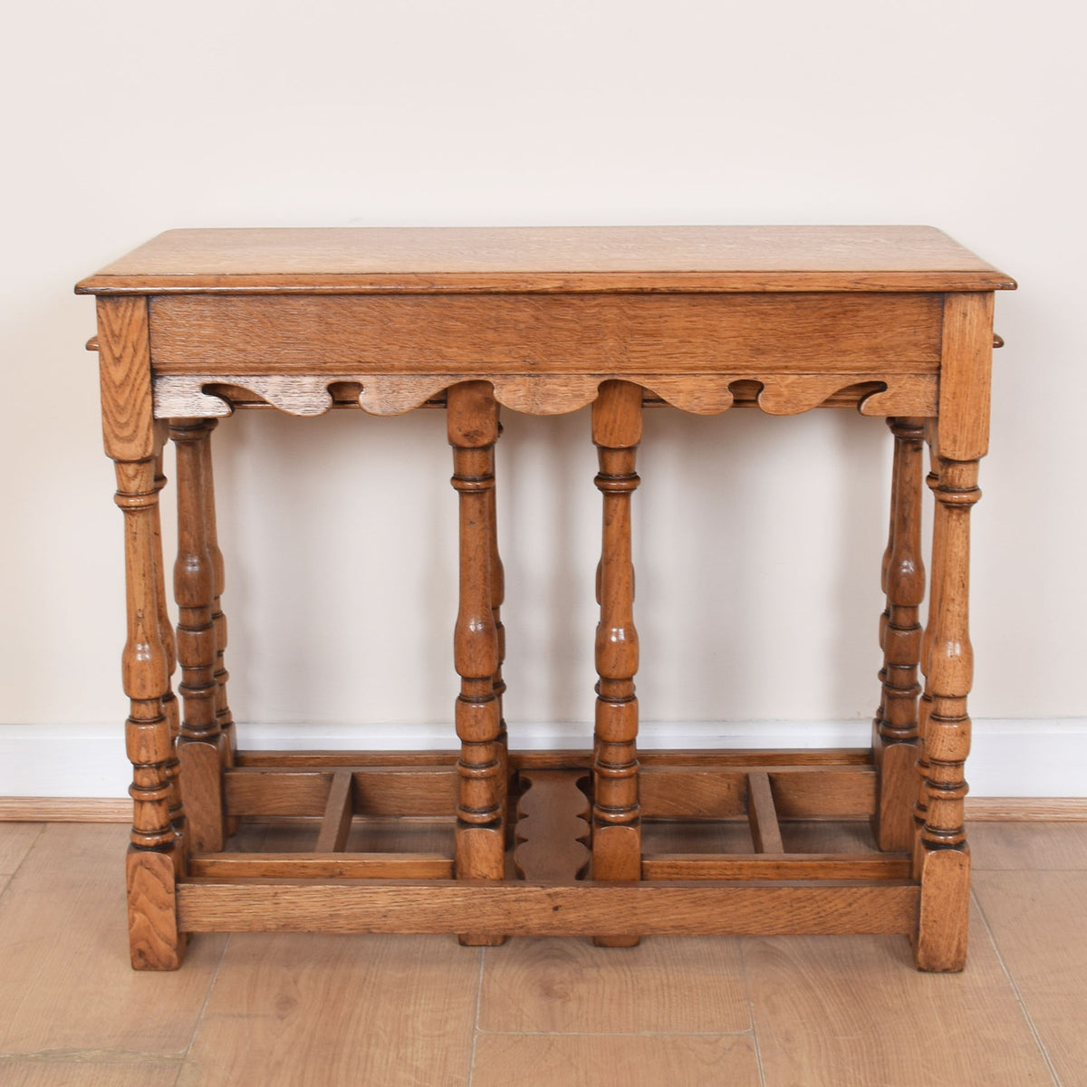 Vintage Oak Long-John Nest
