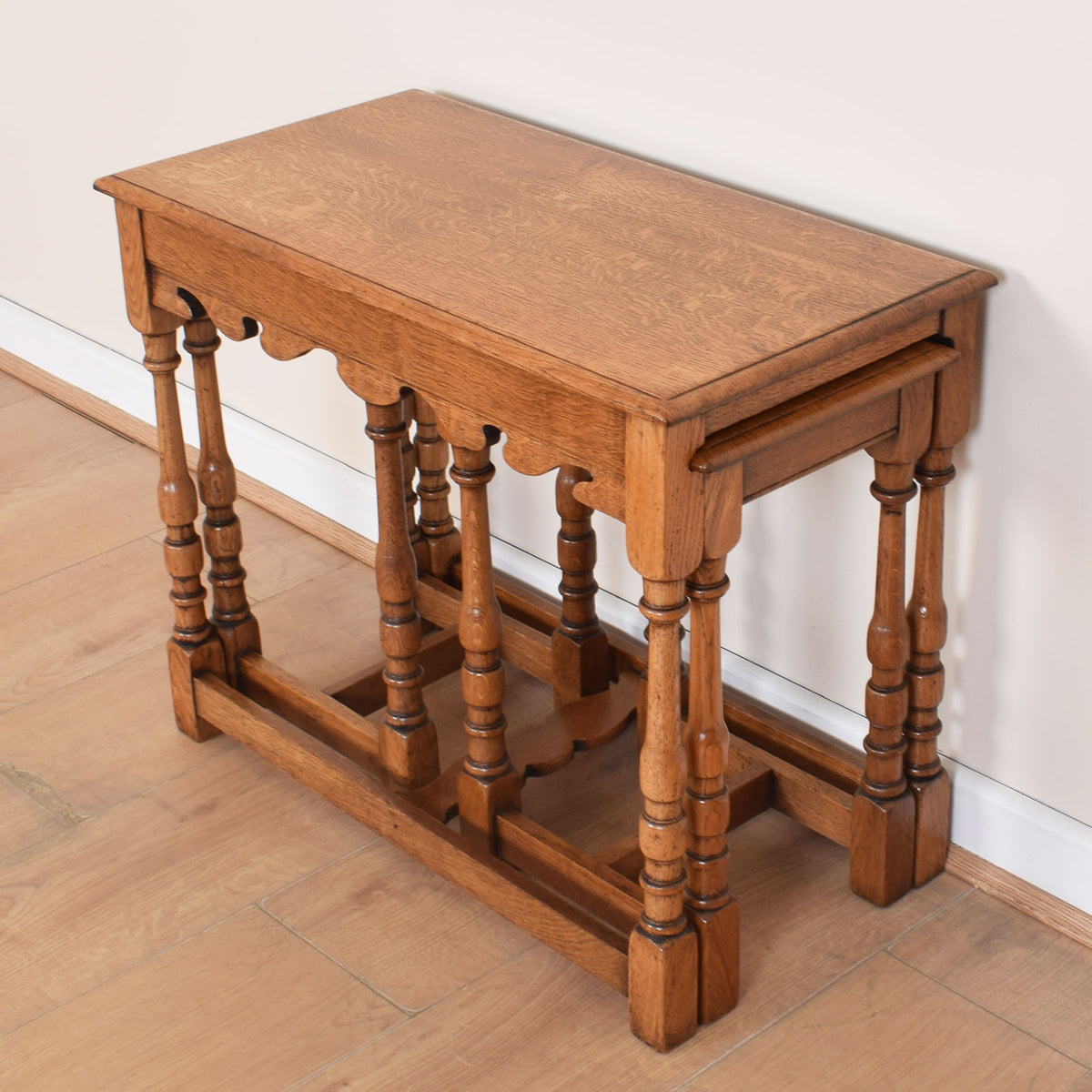 Vintage Oak Long-John Nest