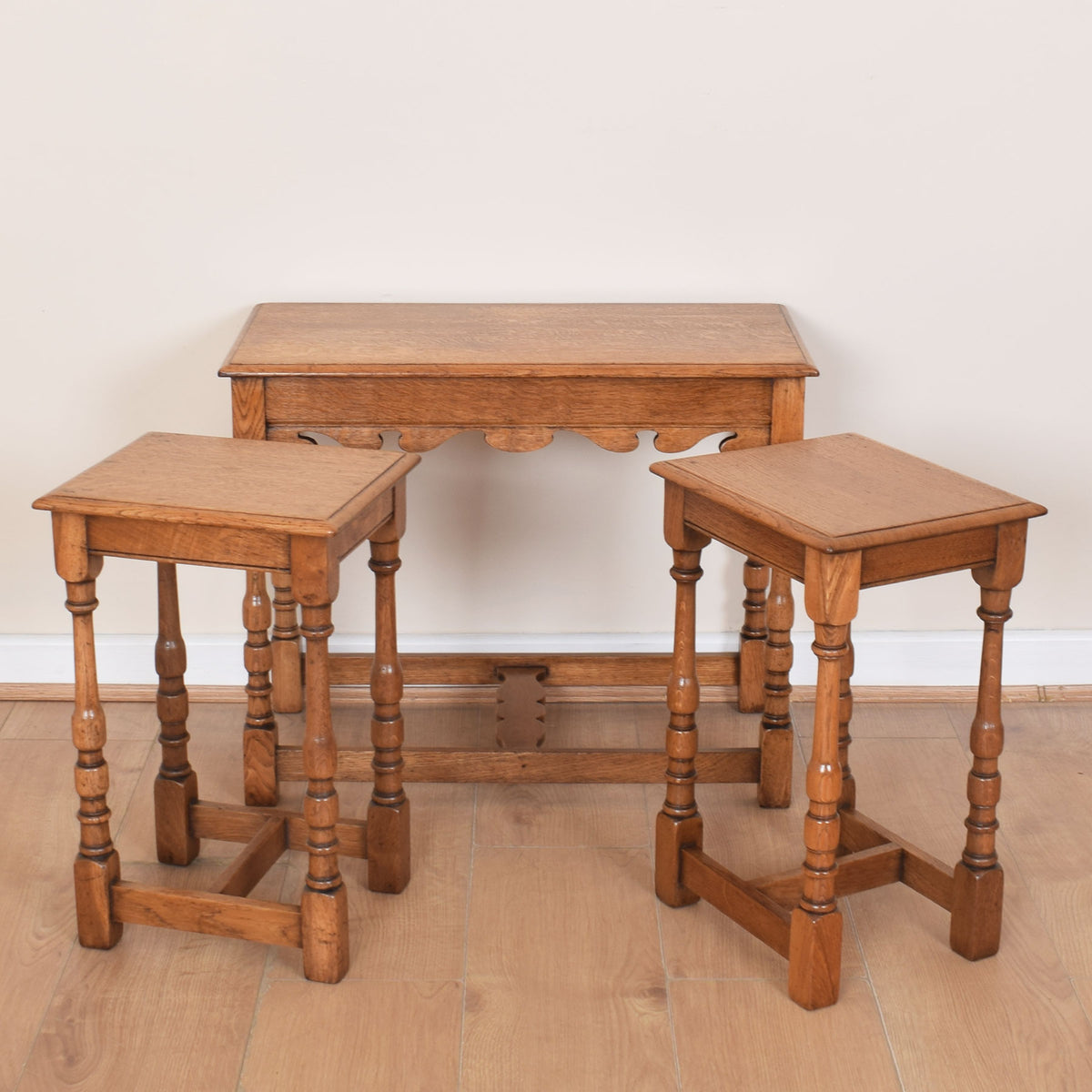 Vintage Oak Long-John Nest