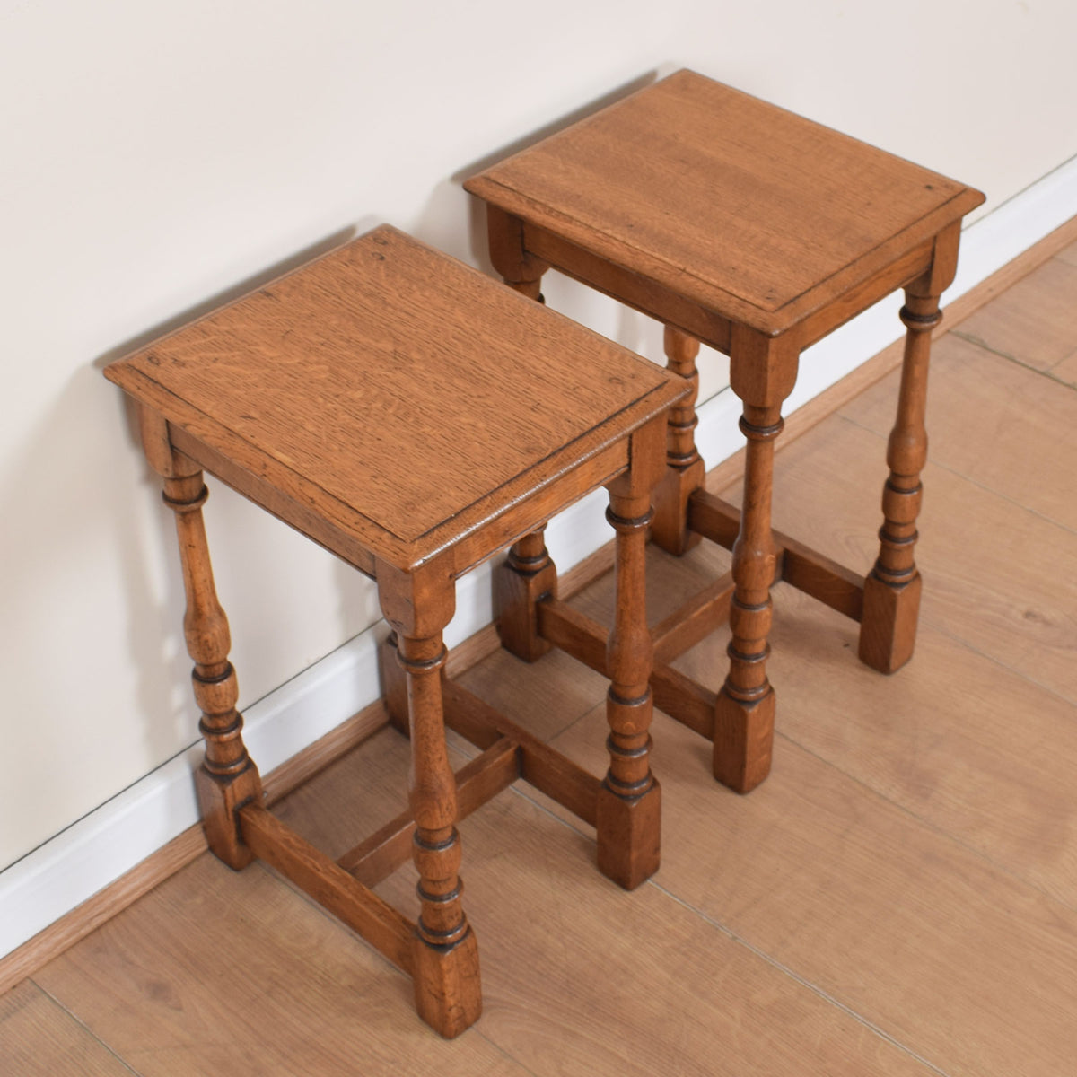 Vintage Oak Long-John Nest