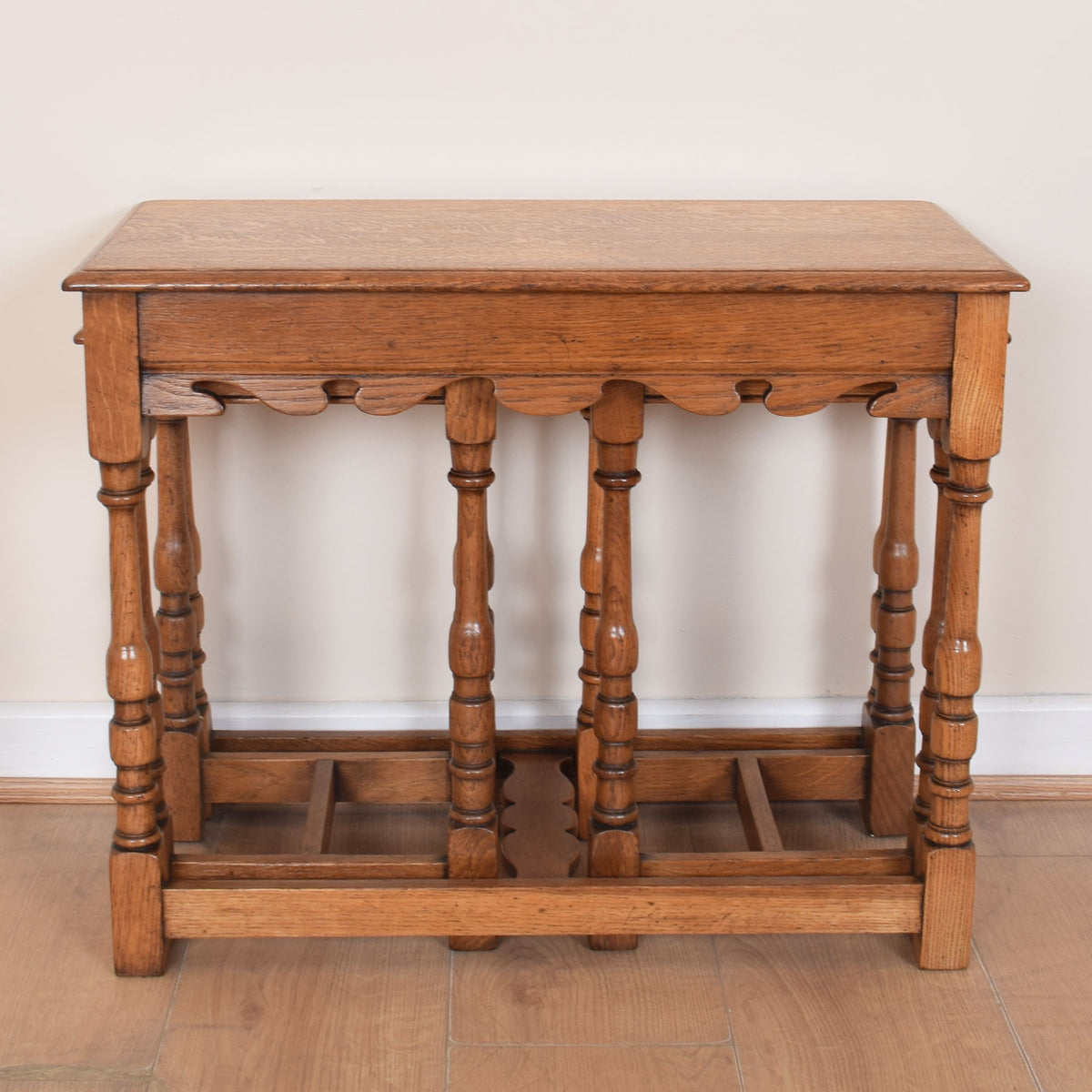 Vintage Oak Long-John Nest