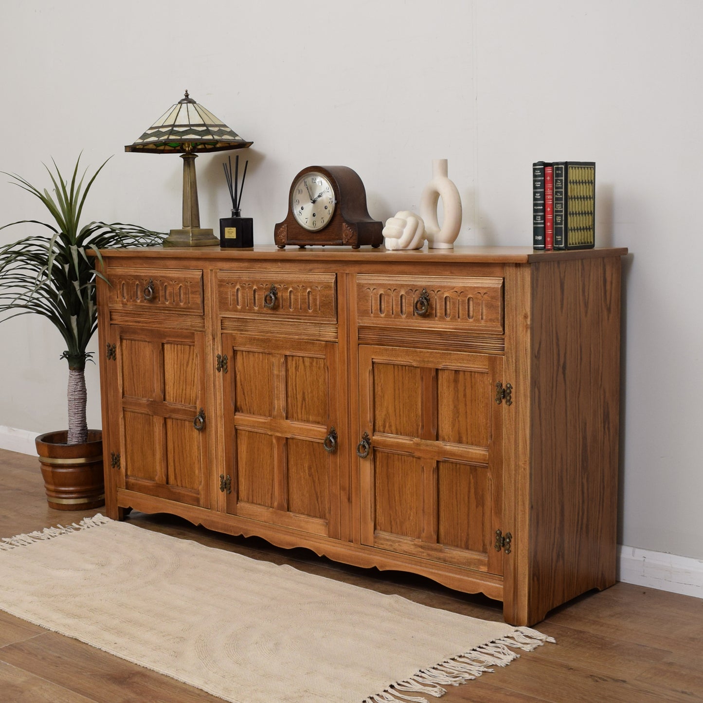 Vintage Oak Sideboard