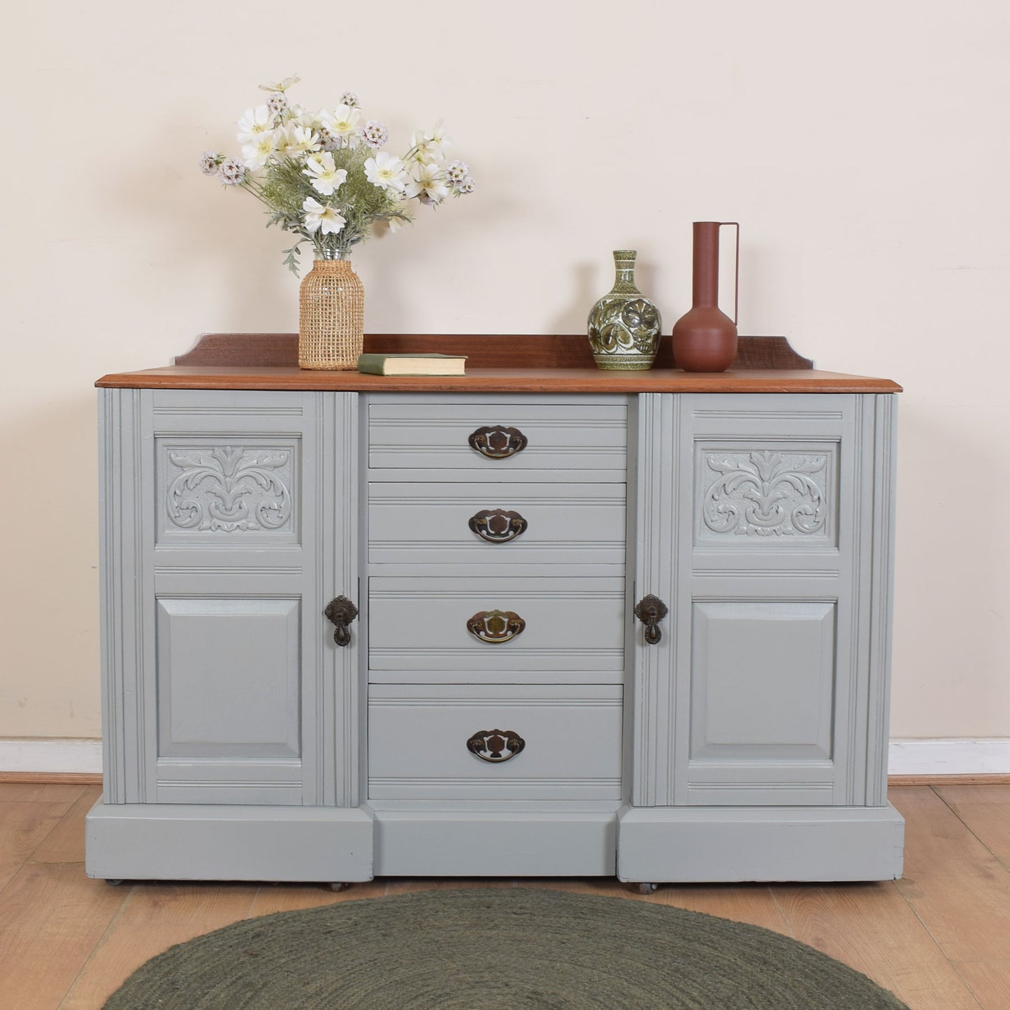 Painted Mahogany Sideboard