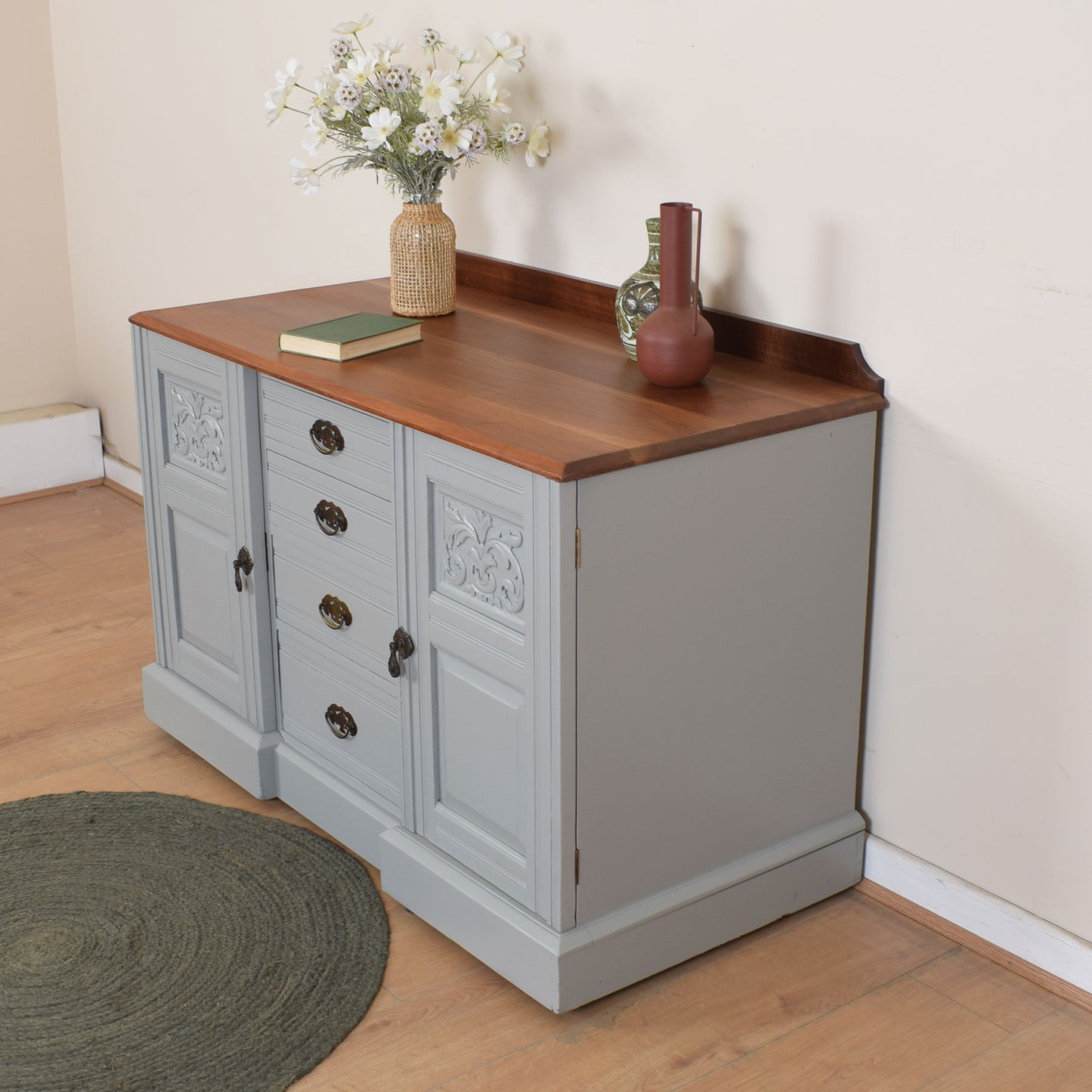 Painted Mahogany Sideboard