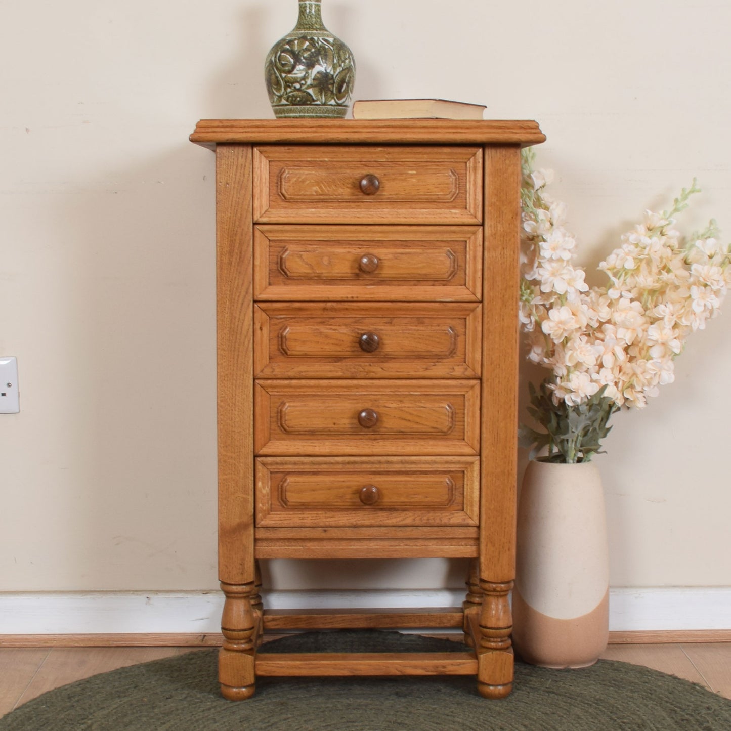 Small Oak Chest Of Drawers