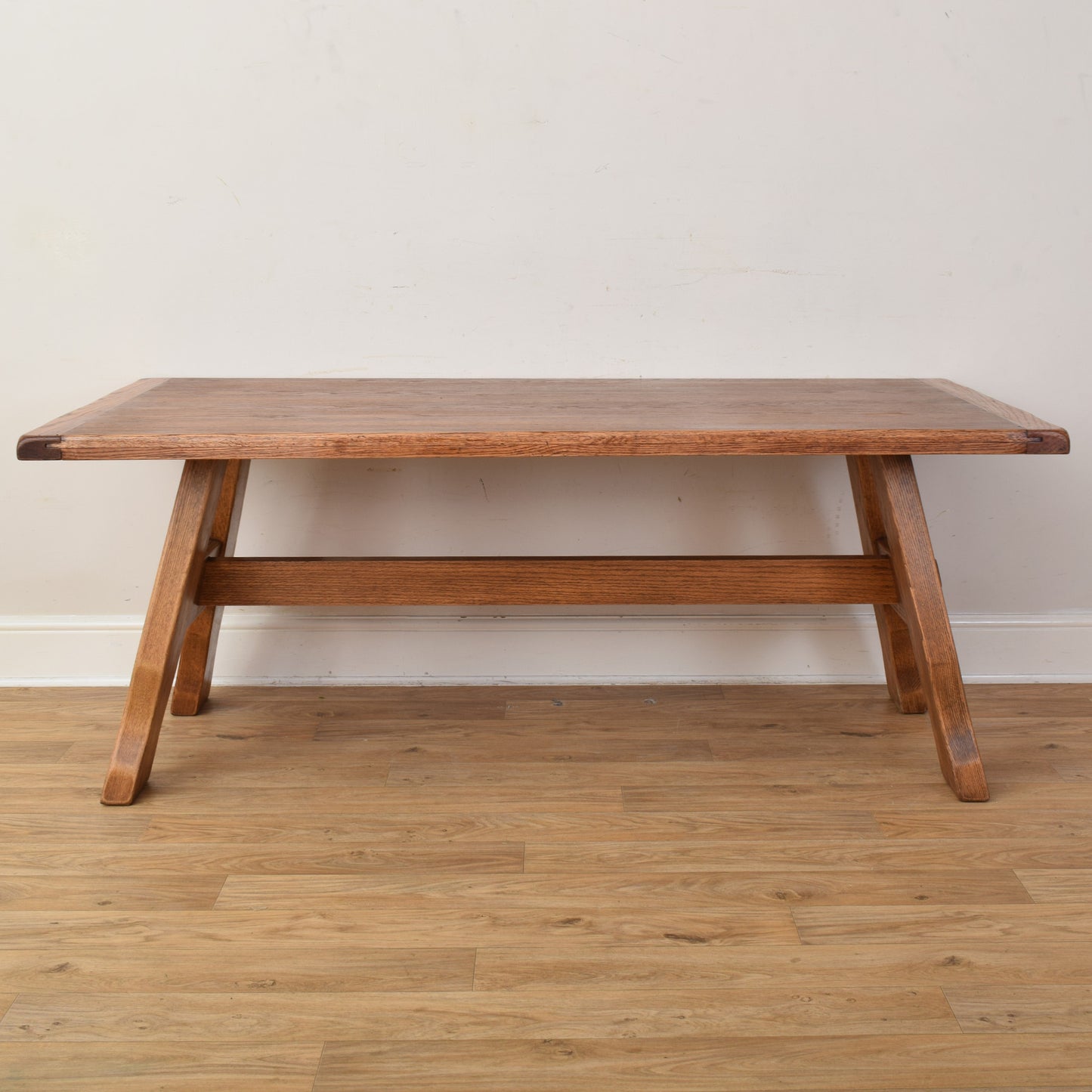 Dutch Oak Table And Four Chairs