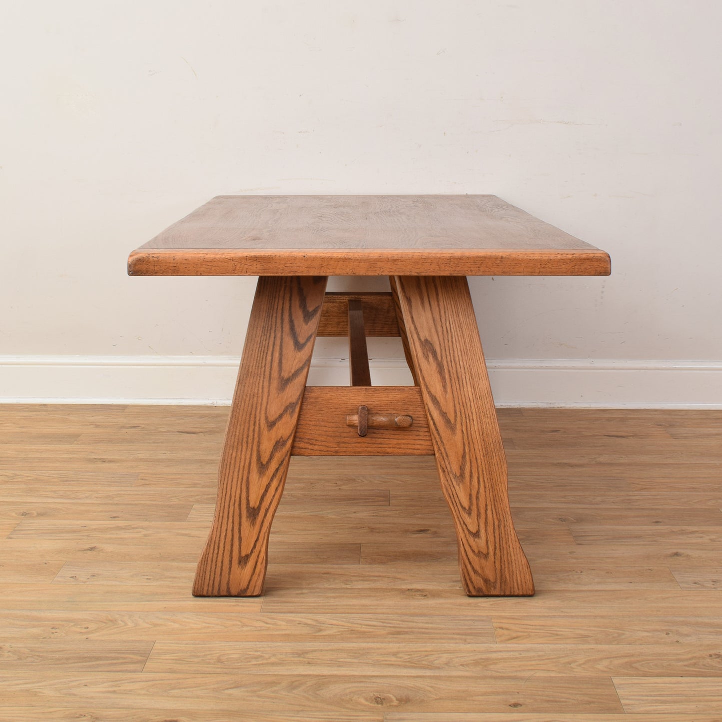 Dutch Oak Table And Four Chairs
