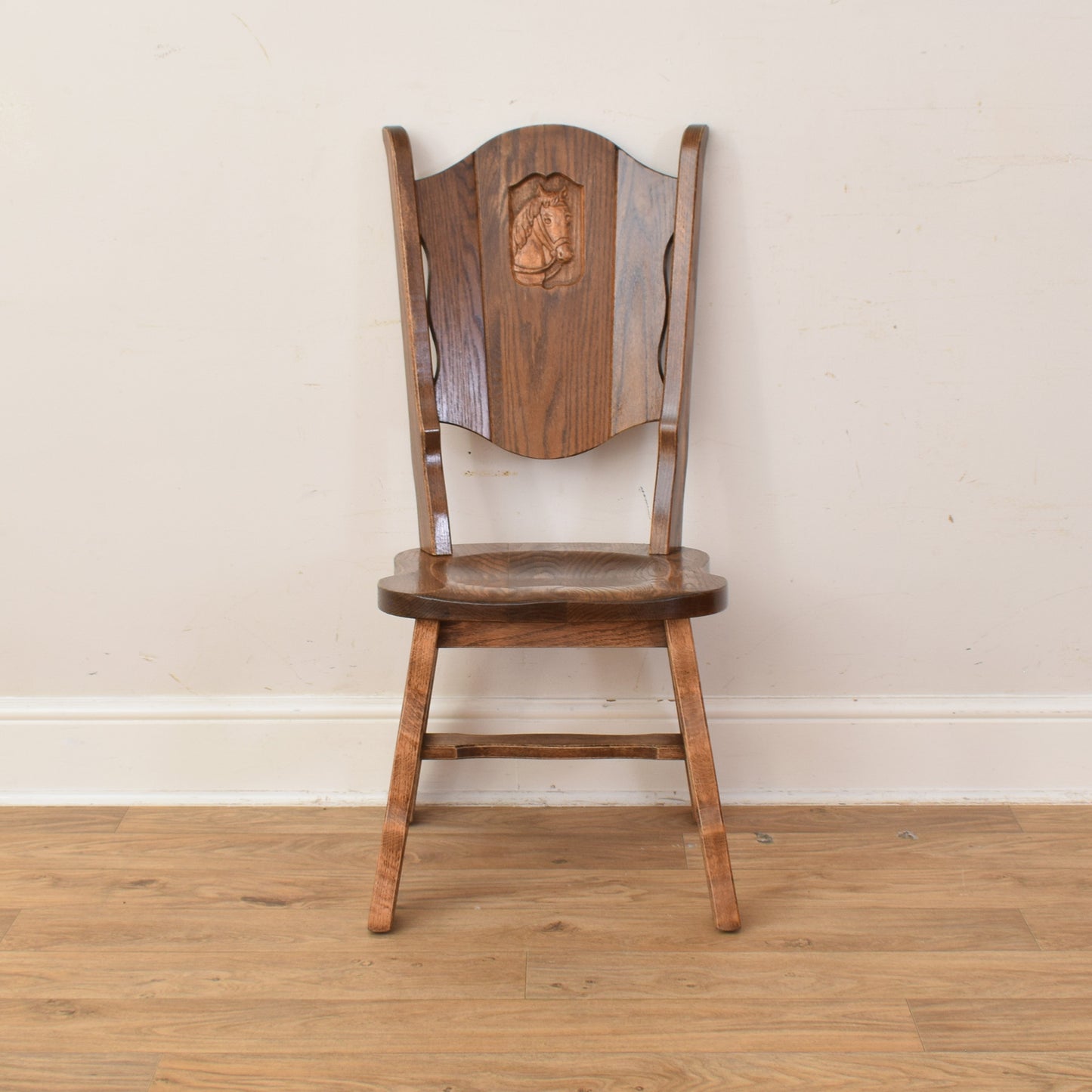 Dutch Oak Table And Four Chairs