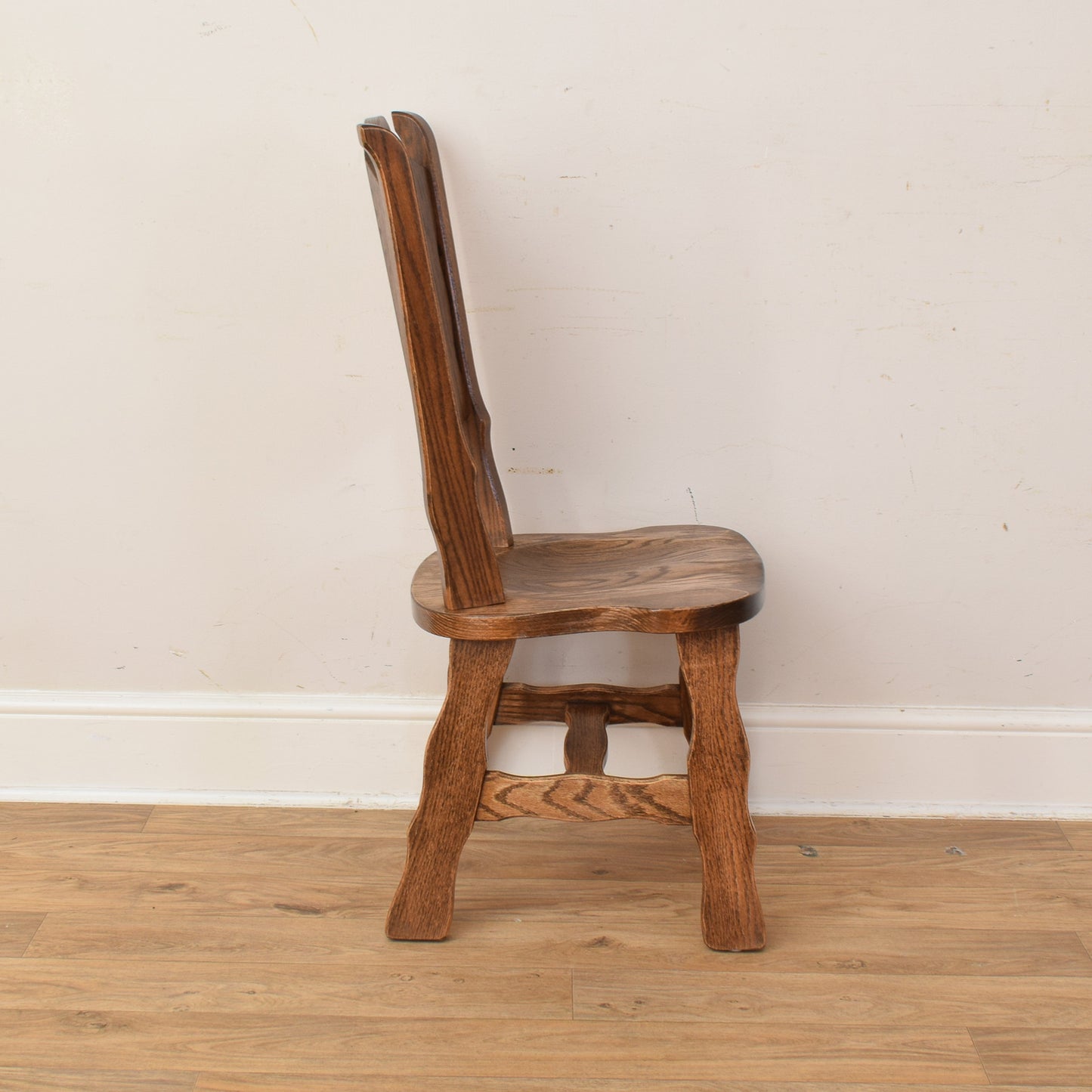 Dutch Oak Table And Four Chairs