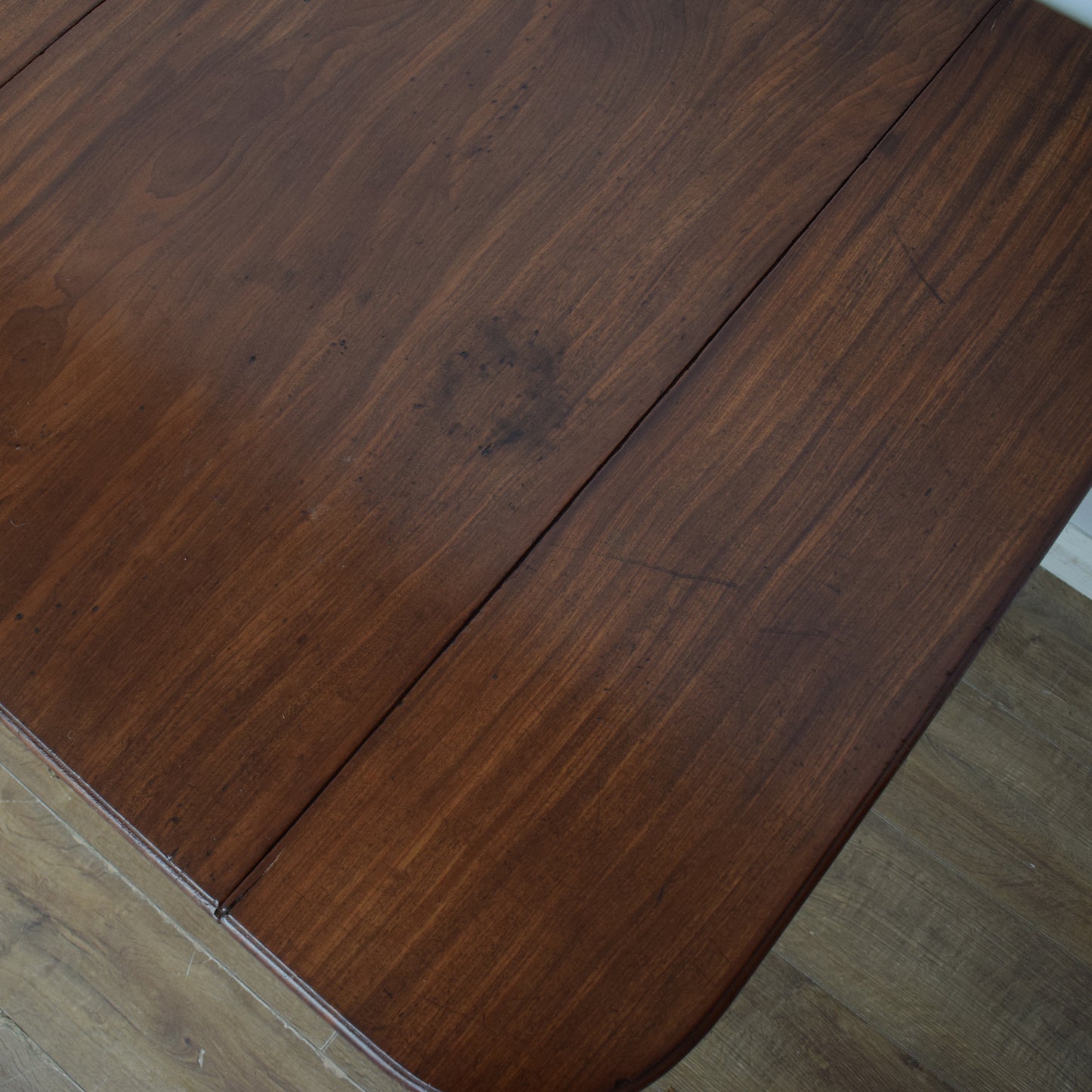 Restored Mahogany Drop-Leaf Table