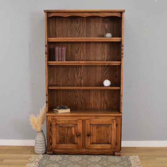 Large Dutch Oak Bookcase