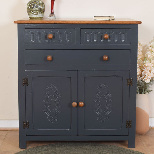 Painted Oak Tallboy