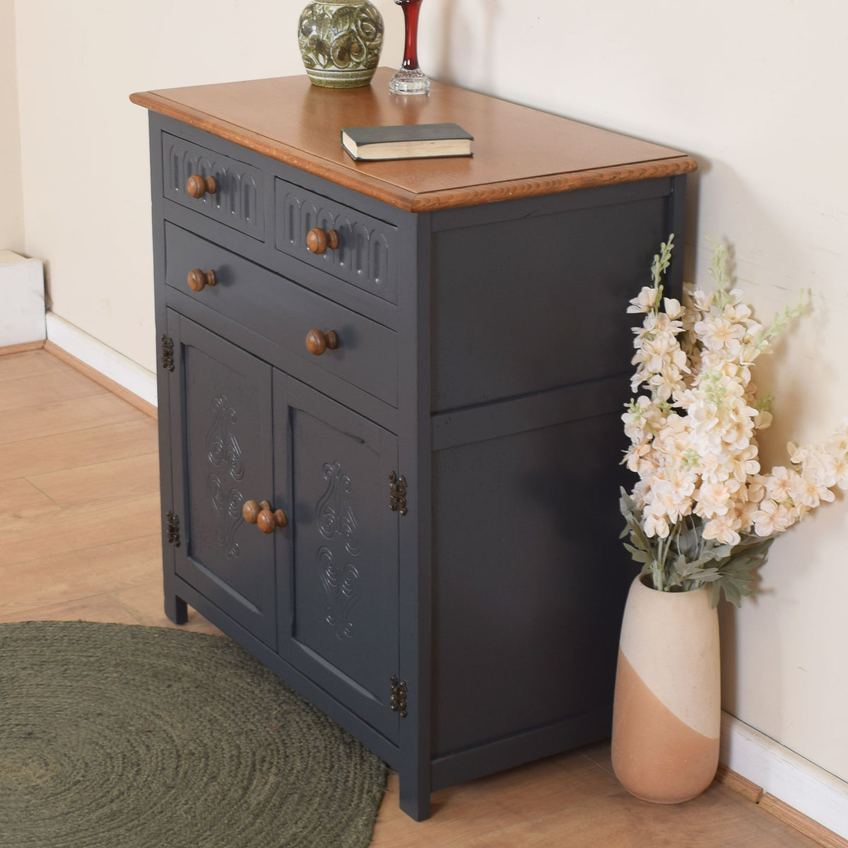 Painted Oak Tallboy
