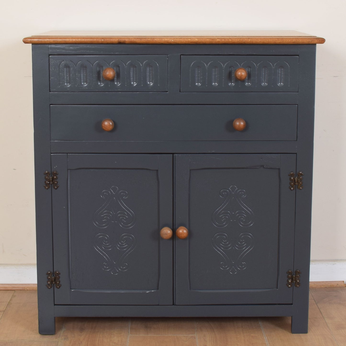 Painted Oak Tallboy