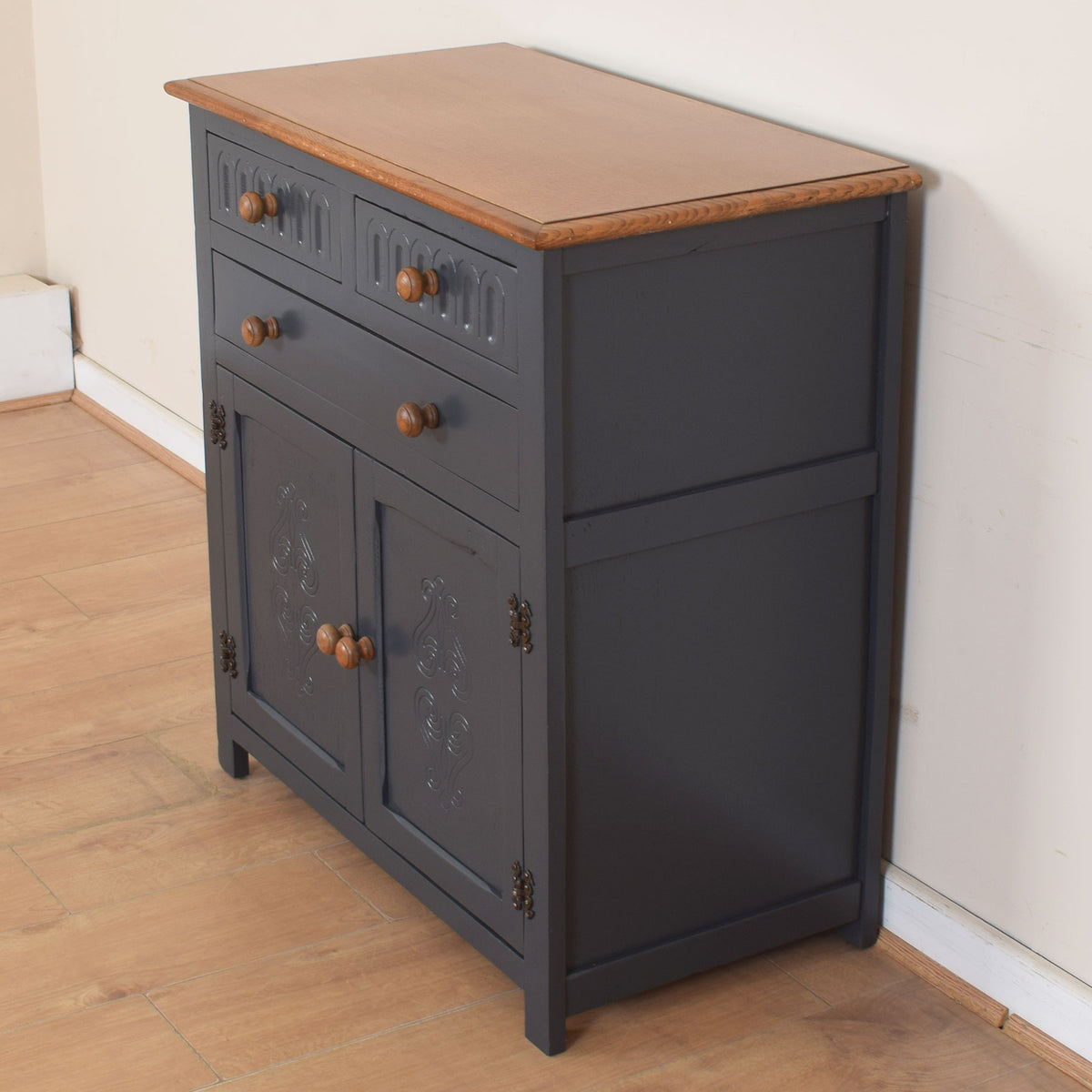 Painted Oak Tallboy