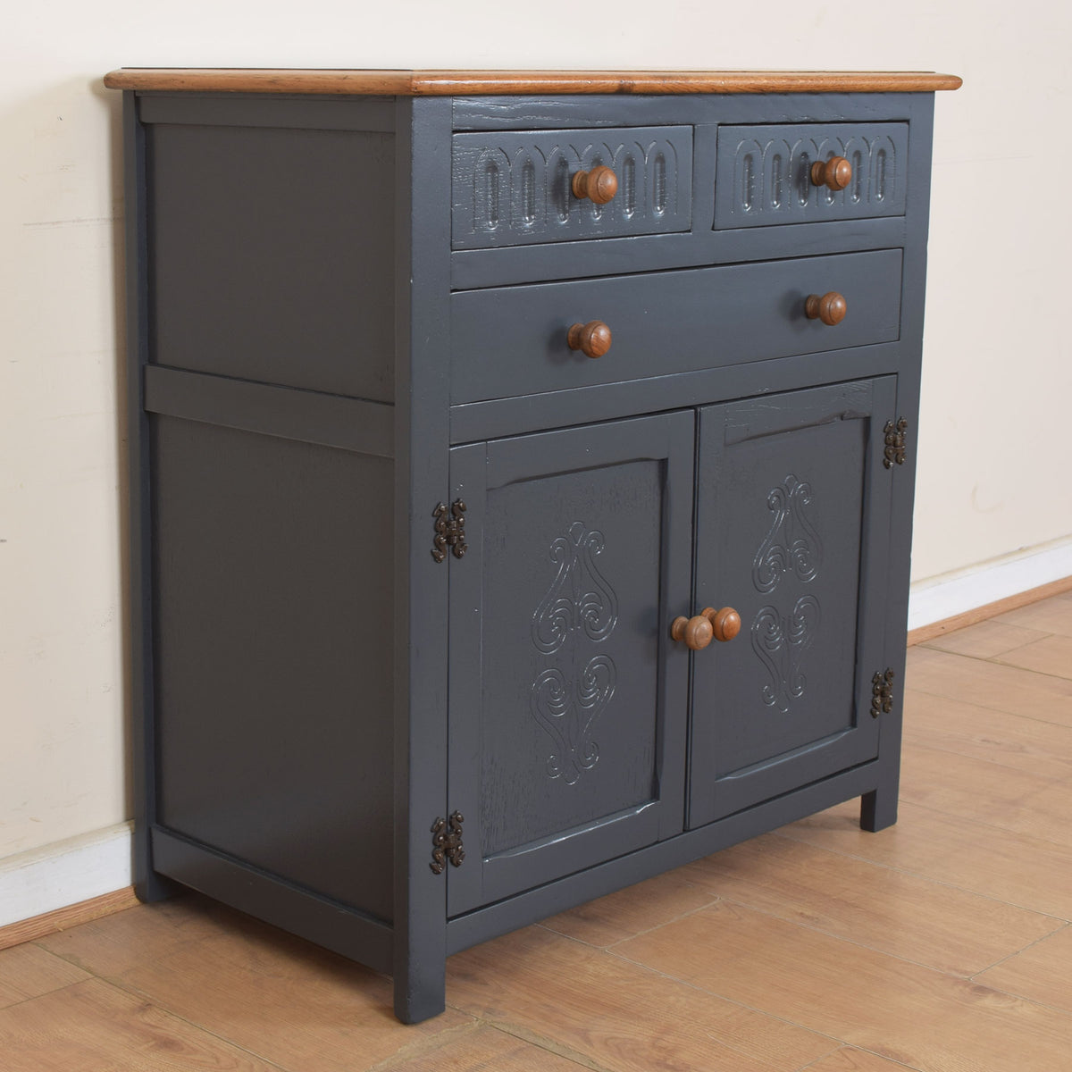 Painted Oak Tallboy