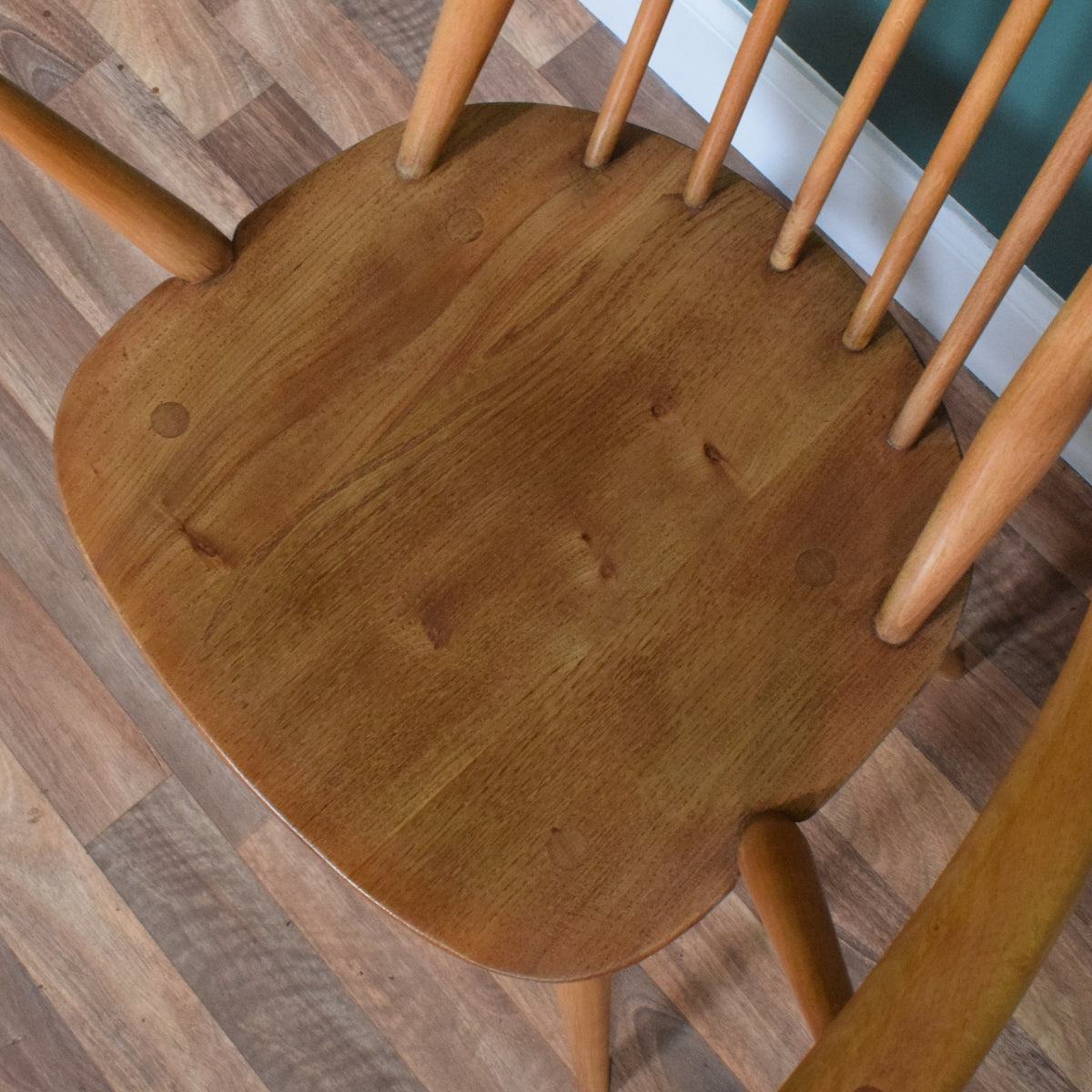 Ercol table and 6 chairs
