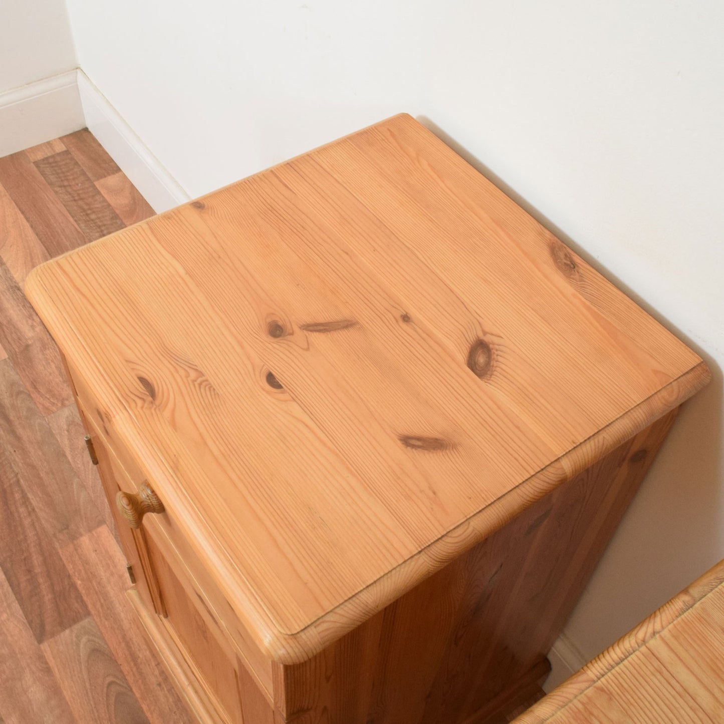 Pair of Pine Bedsides