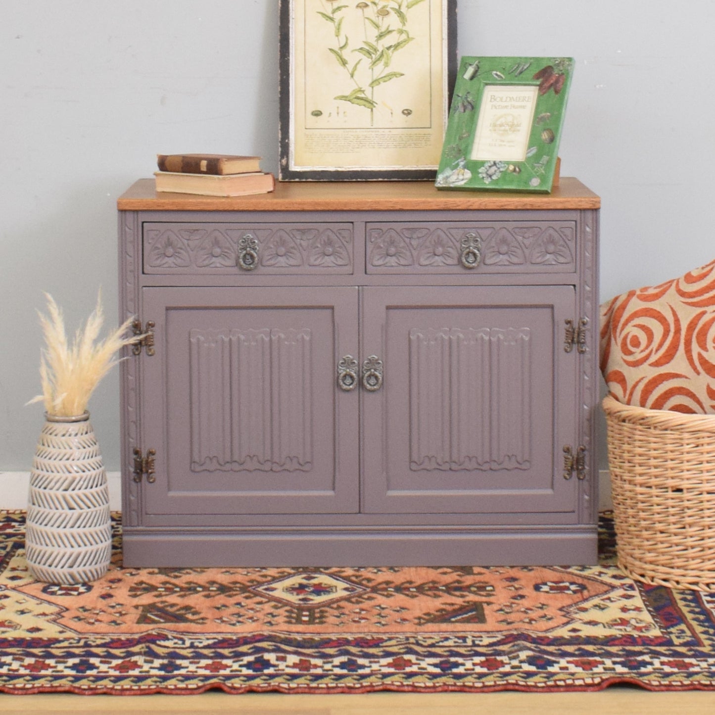 Painted Low Sideboard